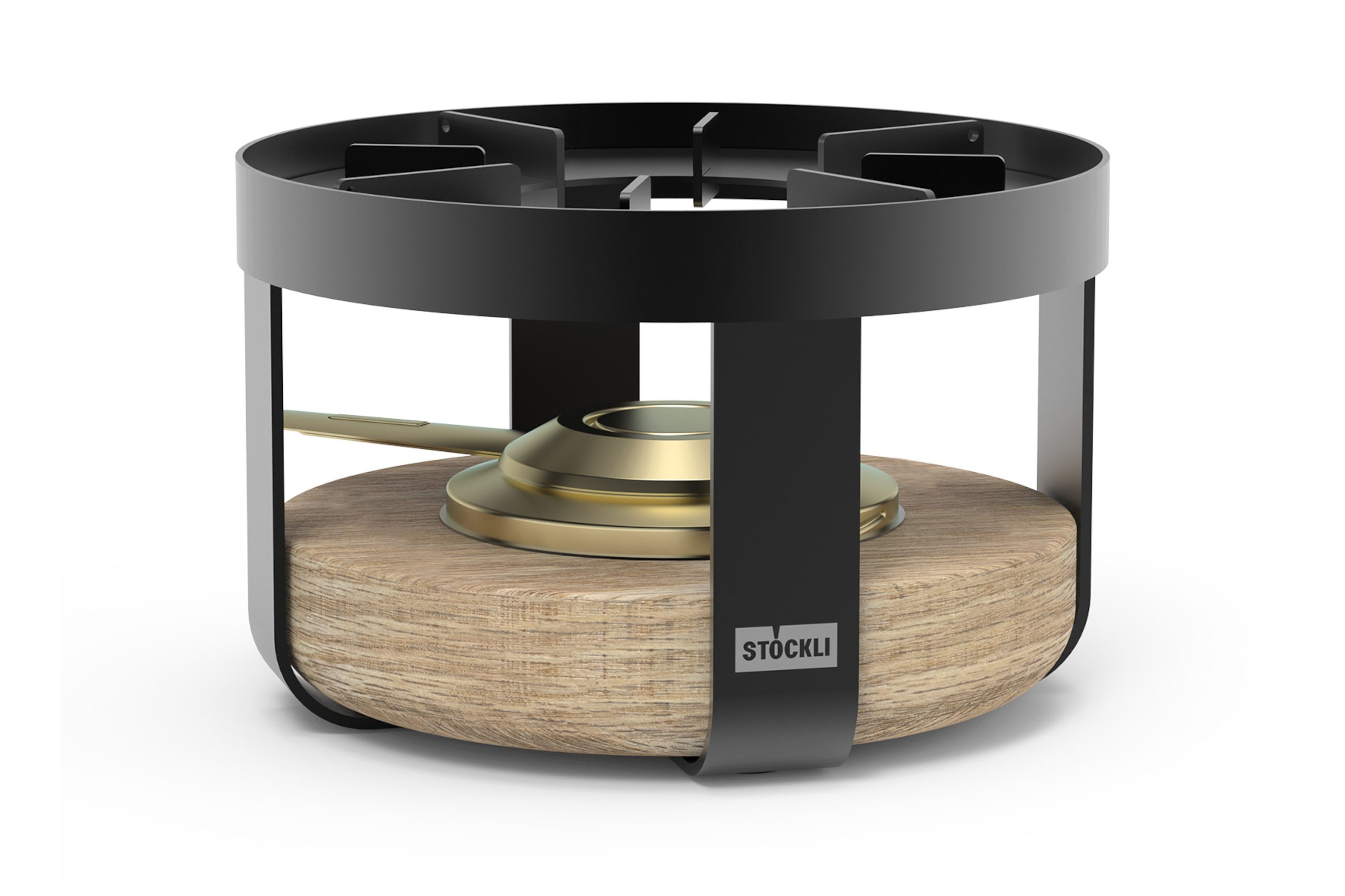 Stöckli Fondue Stöckli Rechaud Pastenbrenner Wood