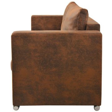 furnicato 3-Sitzer Sofa 191 x 73 x 82 cm Künstliches Wildleder