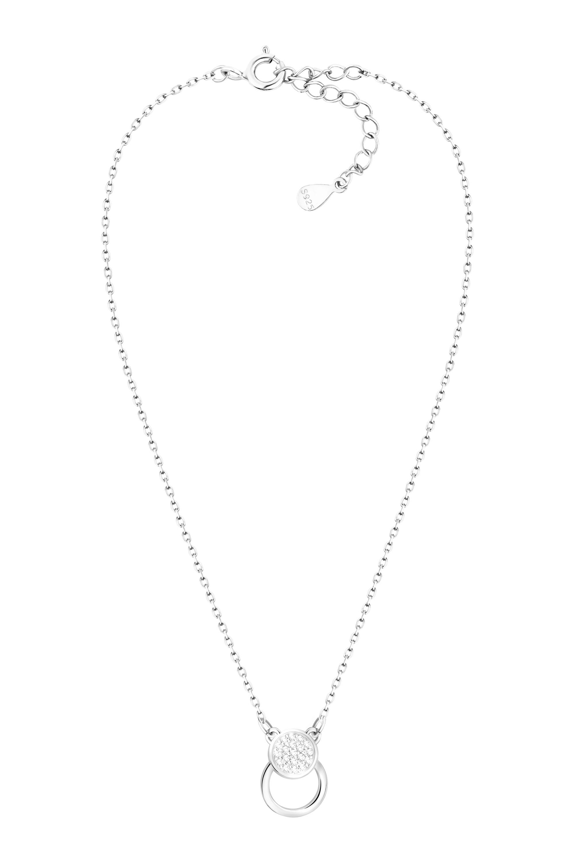 Sofia mit 925 Kette Anhänger Milani Damen Kreis, Schmuck Silber