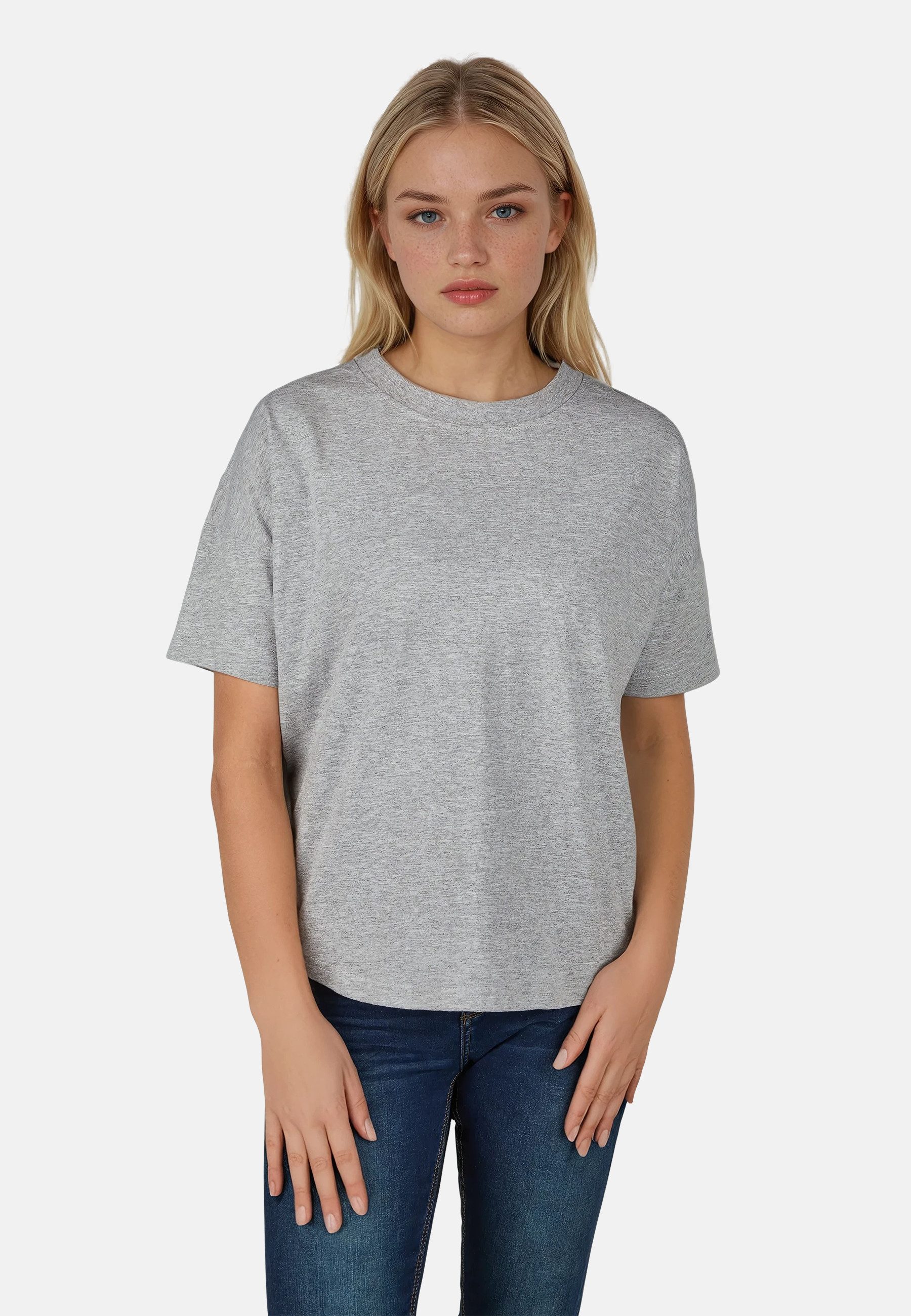 salzhaut T-Shirt LEEV Damen Oversized salzhaut T-Shirt – bequeme Qualität und nordisch klares Design für ein