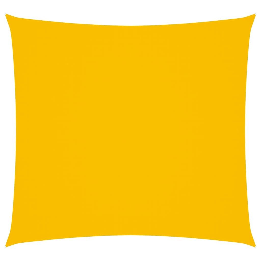 vidaXL Sonnensegel Sonnensegel Oxford-Gewebe Quadratisch 2,5x2,5 m Gelb, (1-tlg)