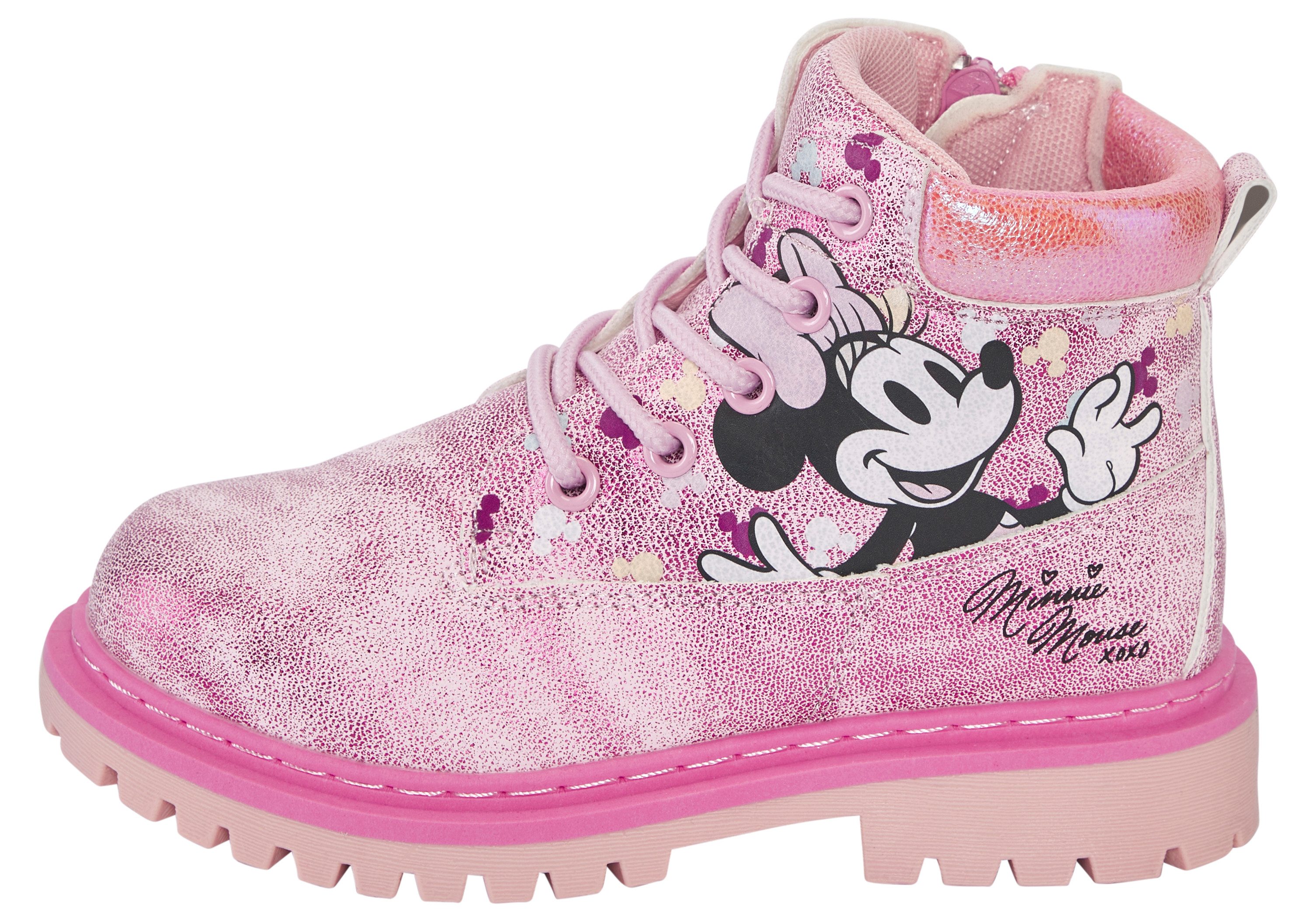 Disney MINNIE Schnürboots Winterschuhe, Winterboots, Schnürstiefel, Winterstiefel