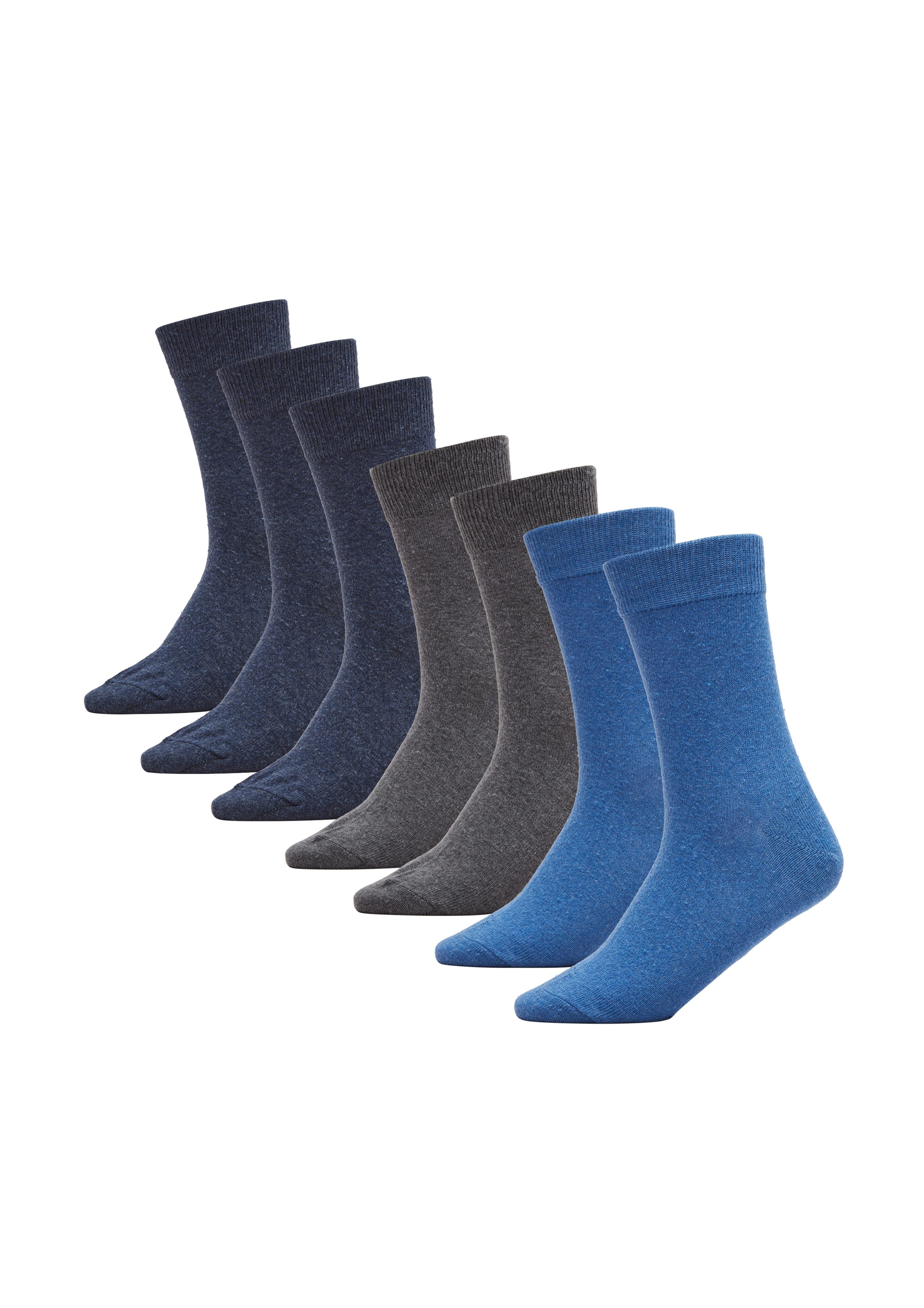 s.Oliver Sneakersocken essentials (7-Paar) mit nahtlosem Zehenbereich günstig online kaufen