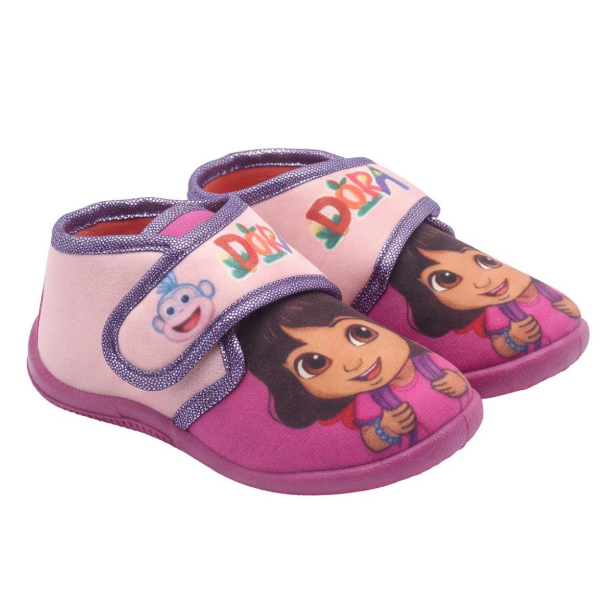 Dora the Explorer Kinder Hausschuhe Pantoffeln für Kinderzimmer und Zuhause Pantoffel