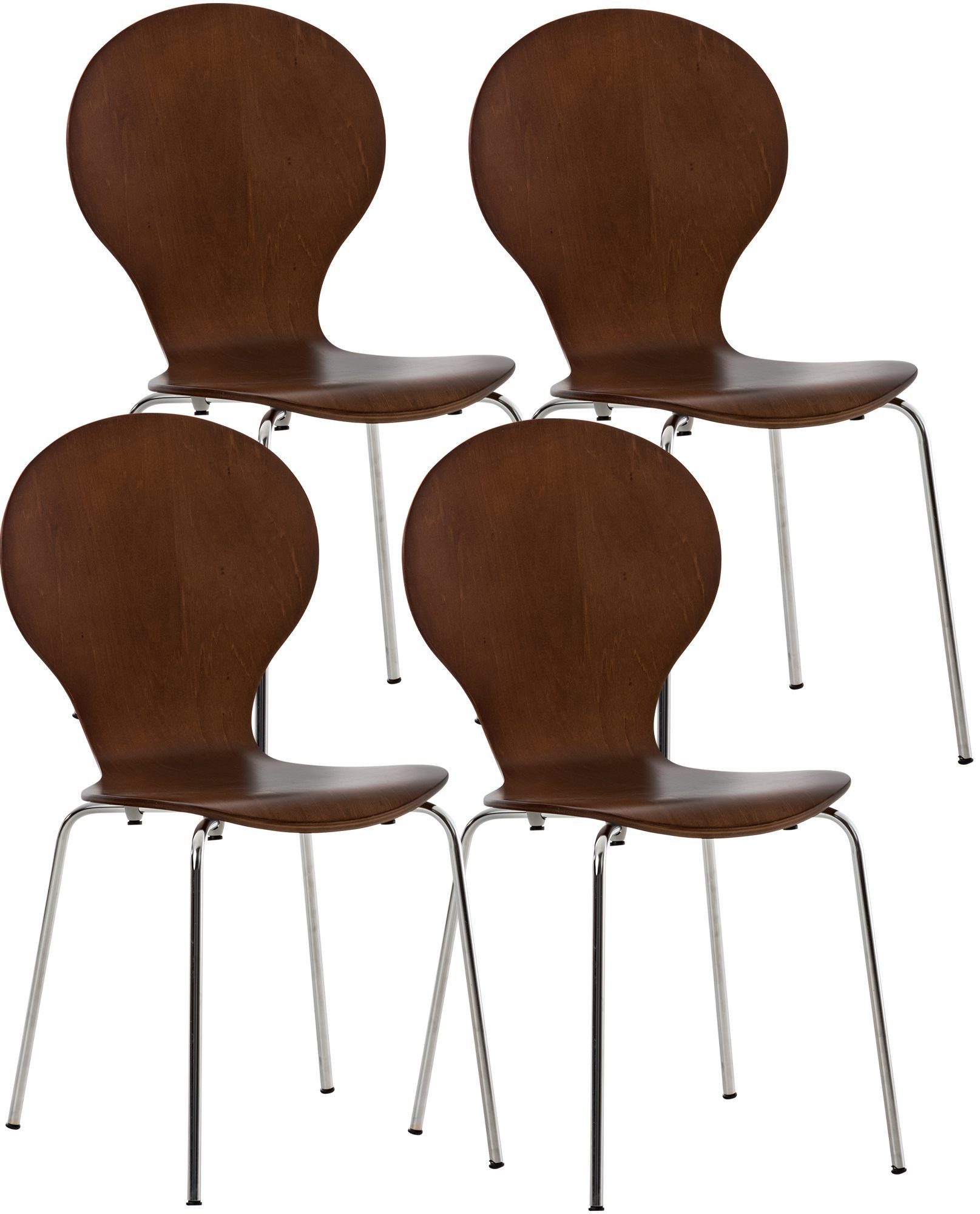 CLP Besucherstuhl Diego (4er Set), stapelbar günstig online kaufen