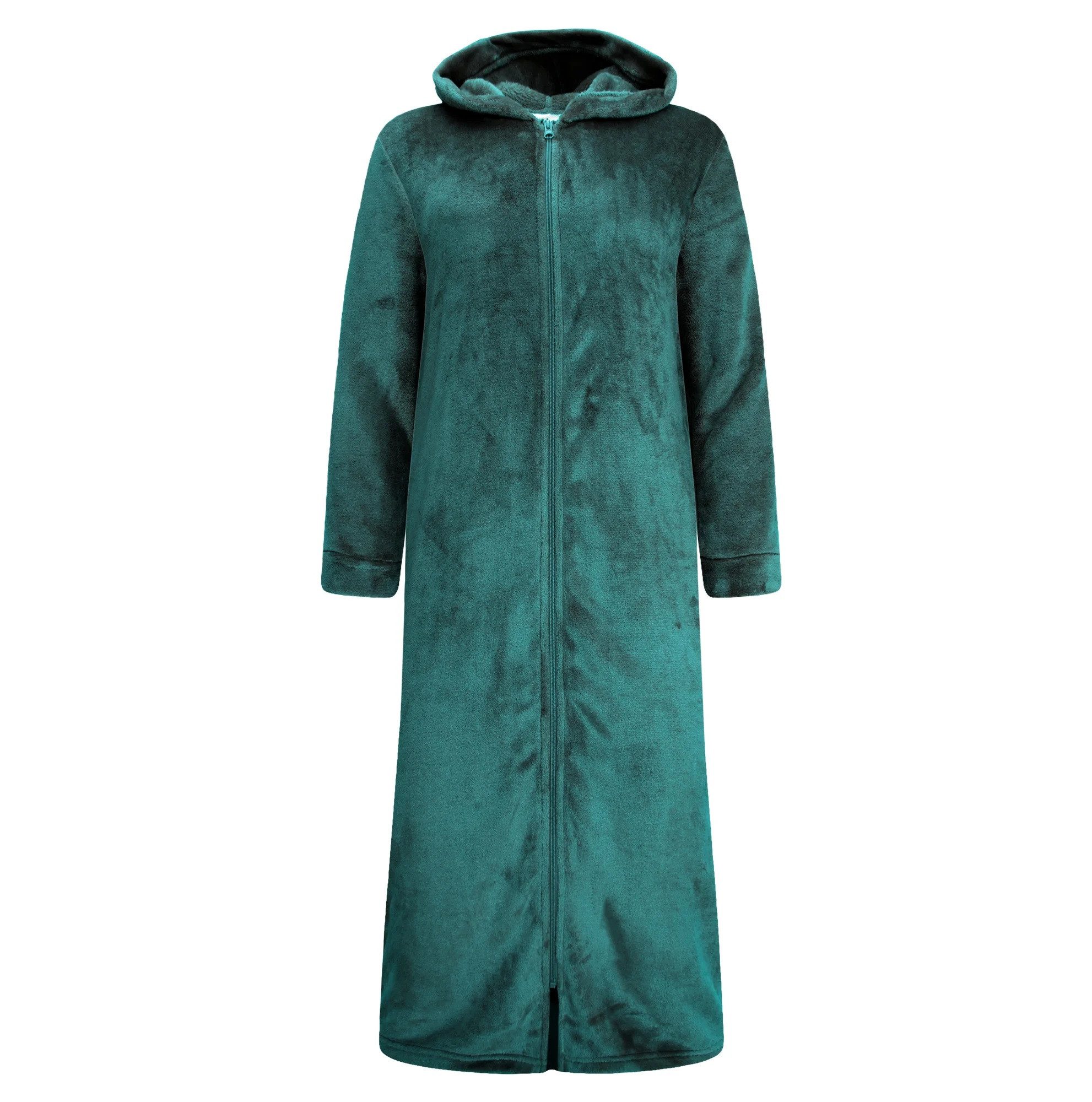 HEAT BOOSTER Unisex-Bademantel Exklusiver Unisex Fleece Bademantel mit Kapu günstig online kaufen