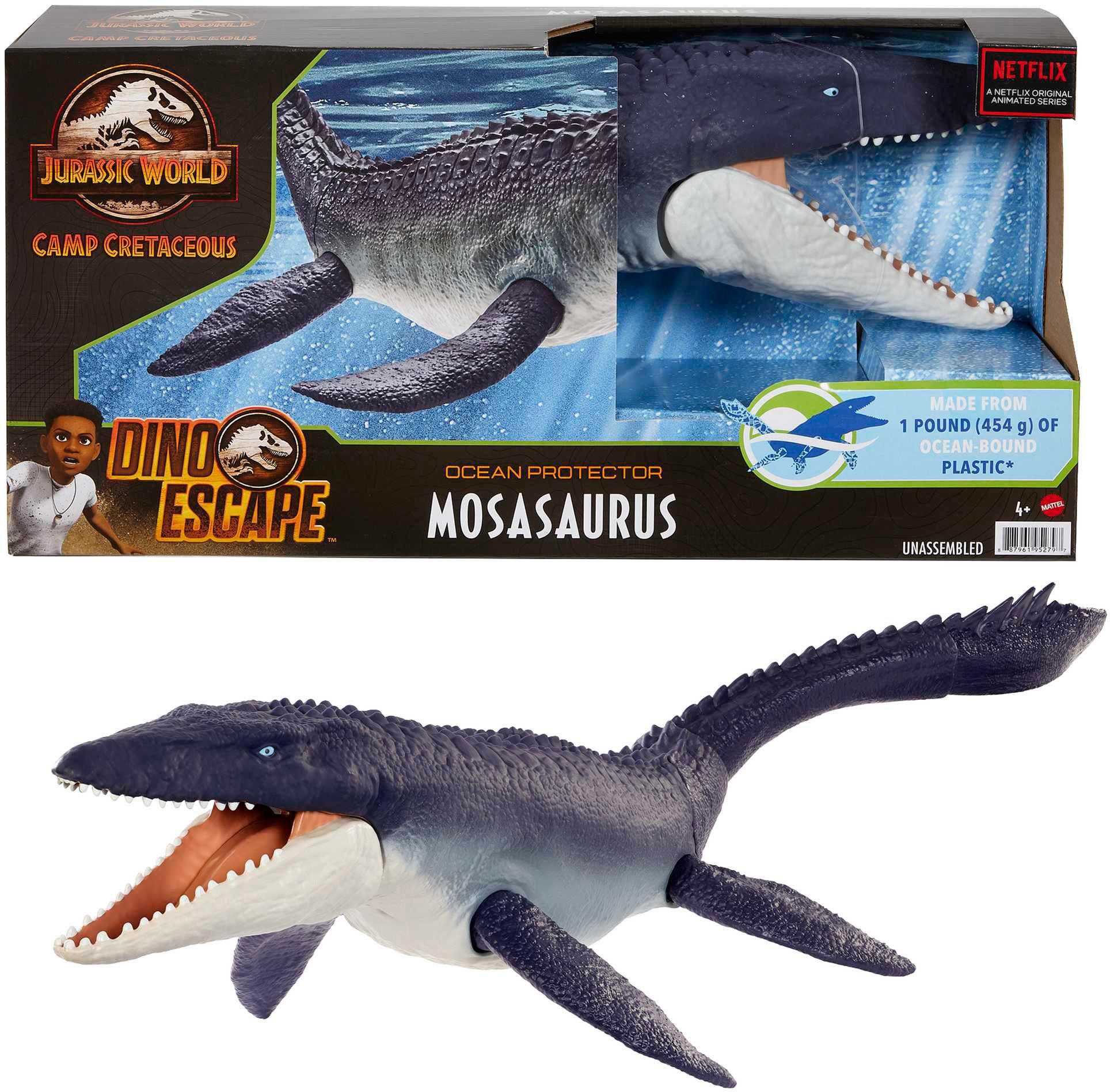 OVP Jurassic World Dinosaurier Spielzeug Mosasaurus Neu Mattel FNG24 