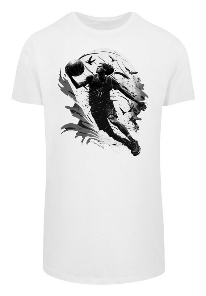 F4NT4STIC T-Shirt Basketball Spieler Print, Sehr weicher Baumwollstoff mit  hohem Tragekomfort