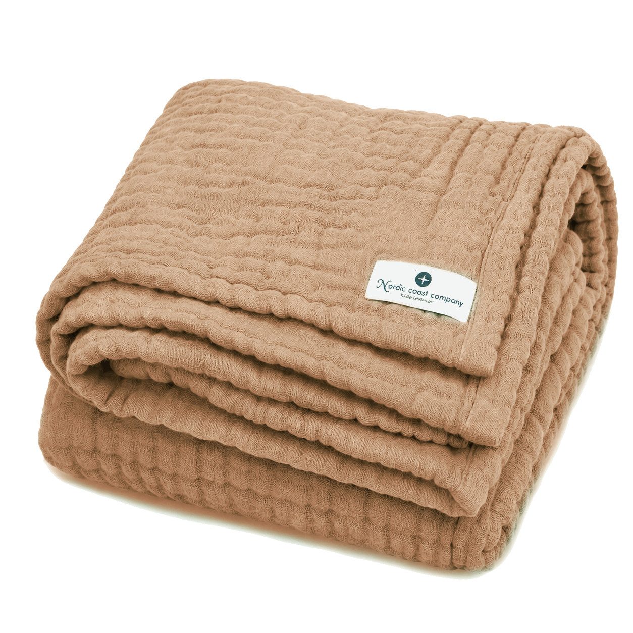 Nordic Coast Company Babydecke Musselin 75x75 cm