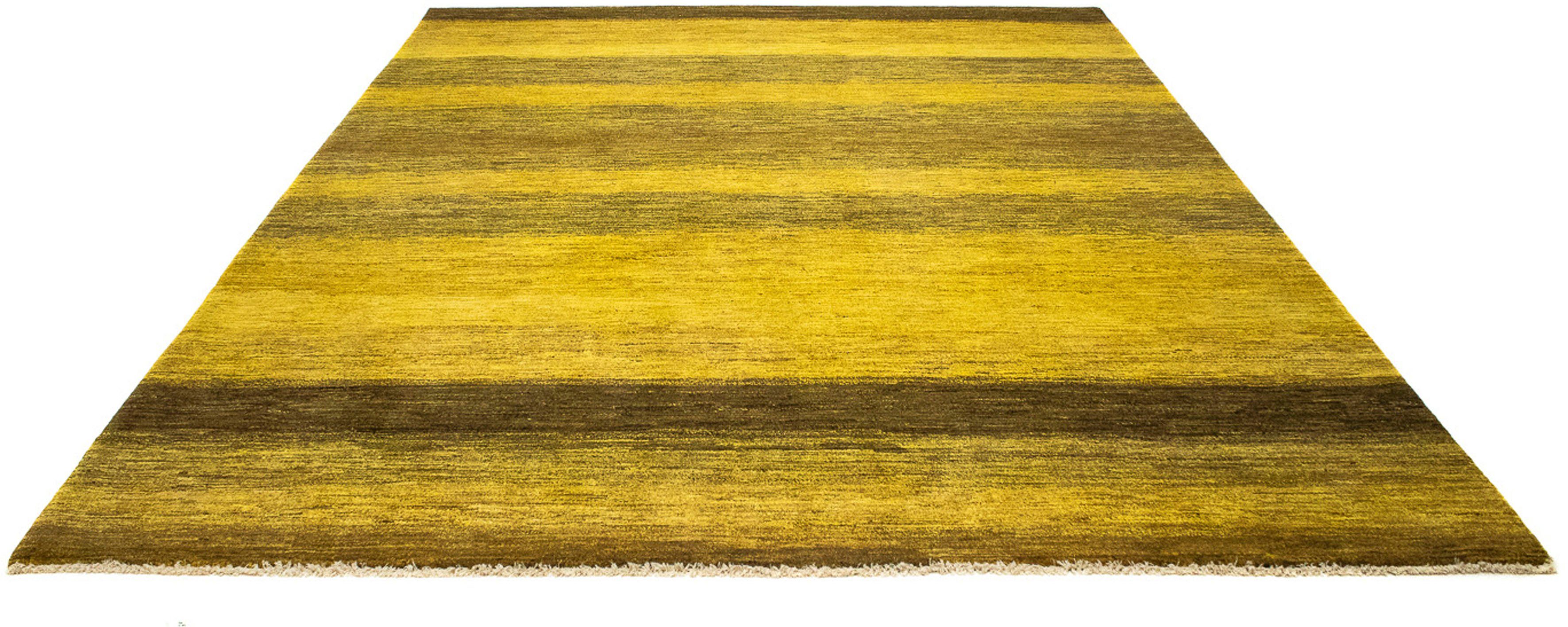 Wollteppich Gabbeh - Indus - 318 x 241 cm - mehrfarbig, morgenland, rechteckig, Höhe: 18 mm, Wohnzimmer, Handgeknüpft, Einzelstück mit Zertifikat