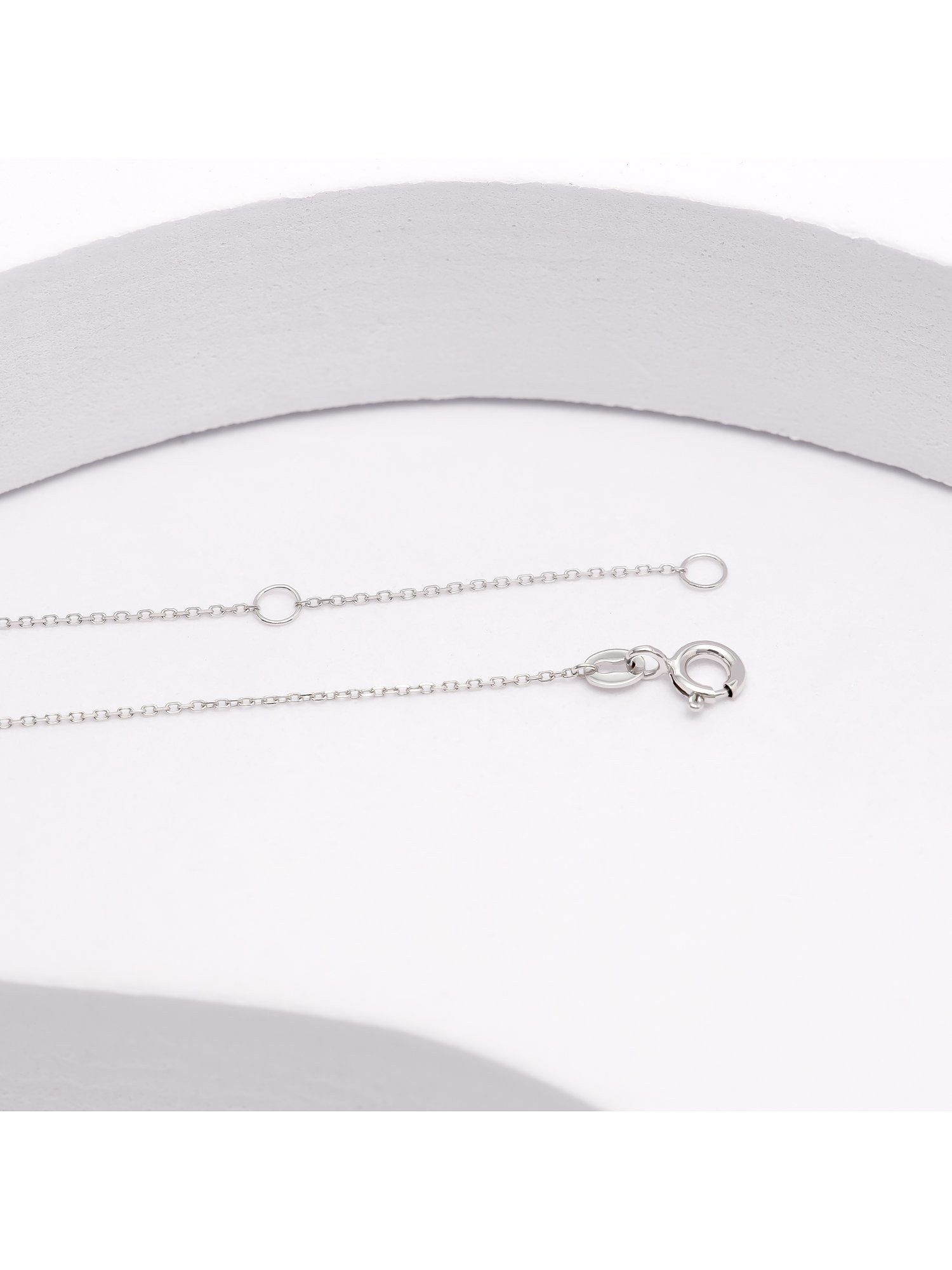 CHRIST Collier CHRIST Damen-Kette 585er Weißgold 1 Farbstein