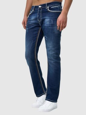 John Kayna Slim-fit-Jeans Herren Jeans Hose Slim Fit Männer Skinny Denim Designerjeans 5171C (Jeanshose Designerjeans Bootcut, 1-tlg) Freizeit Business Casual
