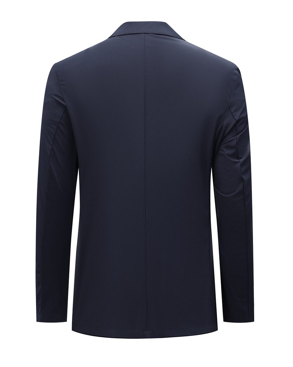 Allthemen Sweatsakko Herren sportliche Anzugjacke mit Revers leichte dünne Sommerjacke