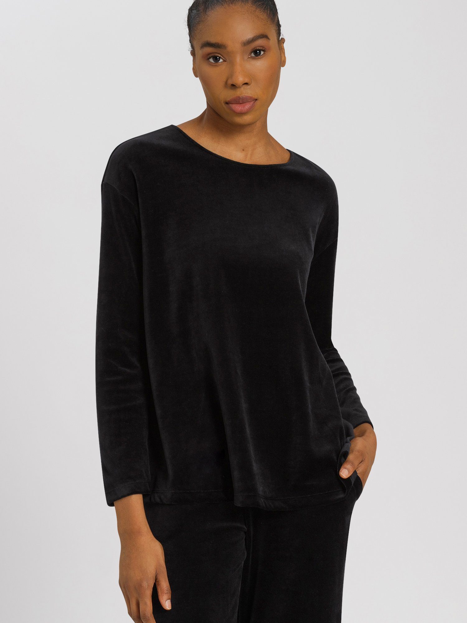 beauty Sweatshirt black Hanro Favourites