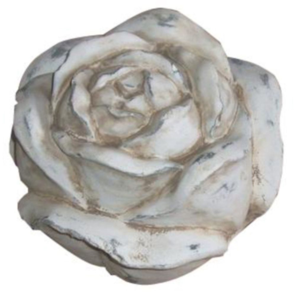 Garden Pleasure Gartenfigur Rose groß Keramik, wetterfest