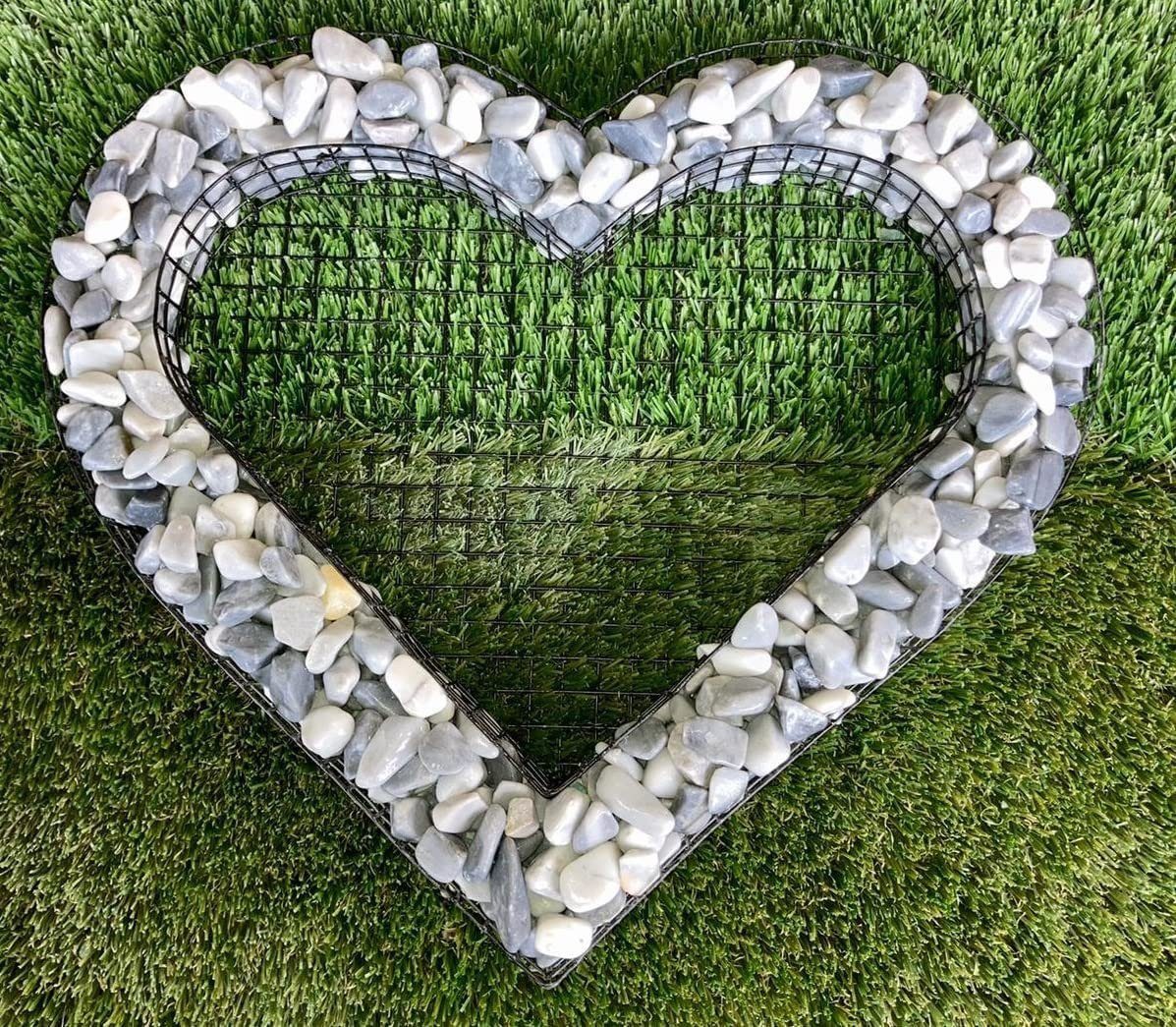 Gartenwelt Riegelsberger Gartenfigur Herz Gitter Grabschmuck Gartendekorati günstig online kaufen
