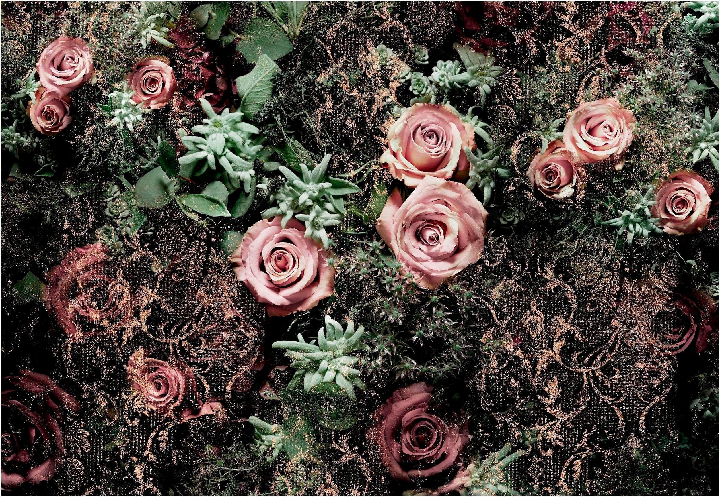Komar Fototapete Velvet - Größe 368 x 254 cm, glatt, bedruckt, Wohnzimmer, Schlafzimmer