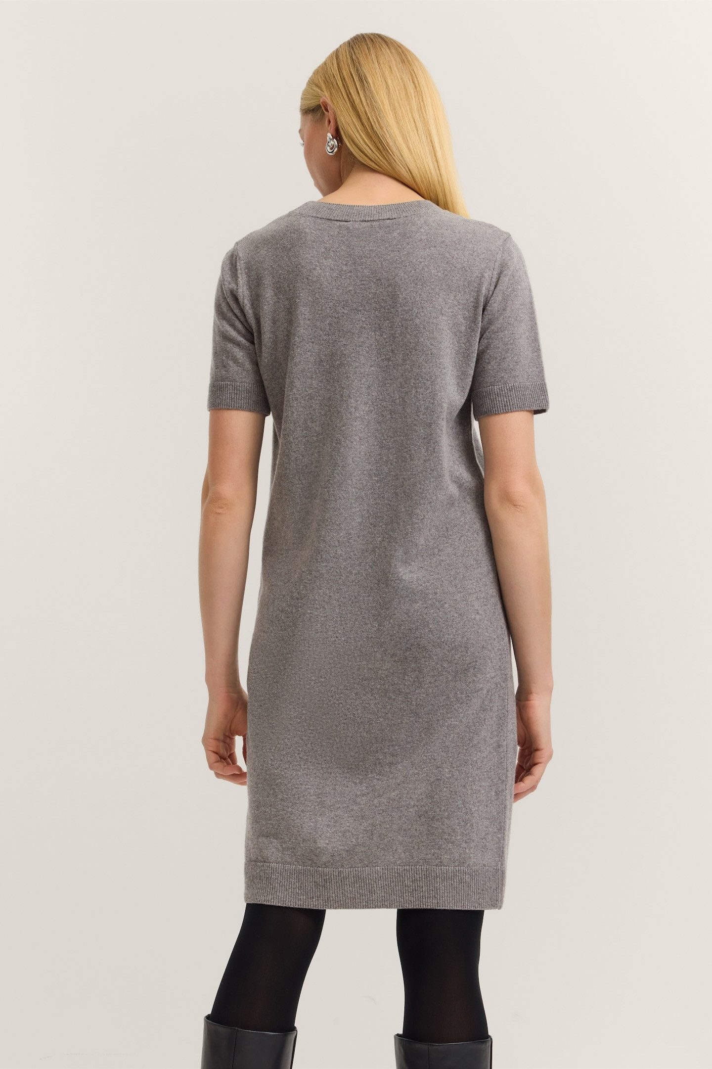 bugatti Strickkleid Rundhalsausschnitt aus einem edlen günstig online kaufen