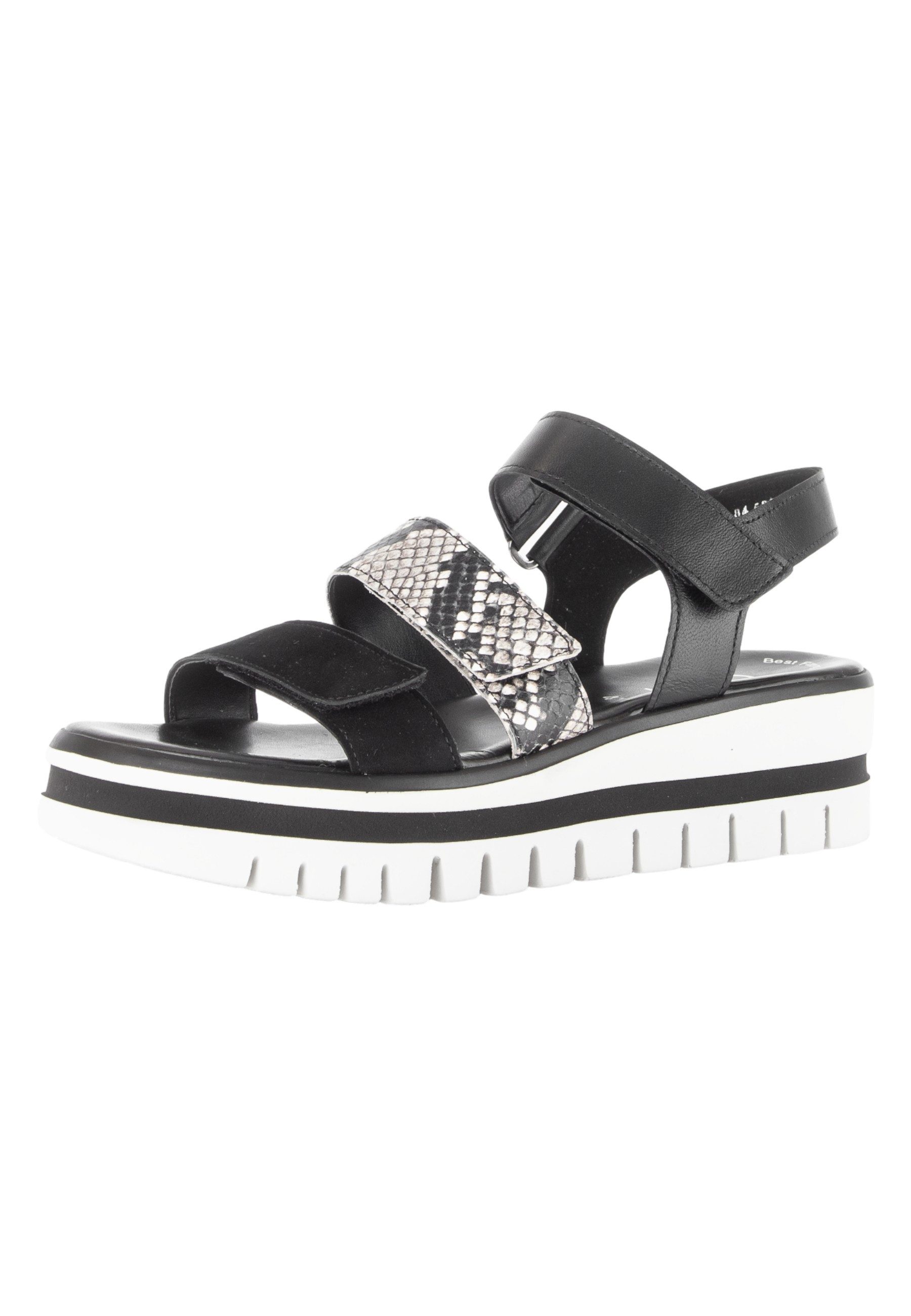 Gabor 84.620 37 Python Schwarz Sandale
