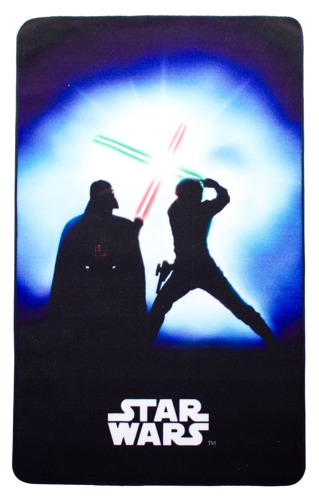 Teppich »Star Wars SW-4 Duell Skywalker & Lucke Skywalker Kinderteppich 160  x 100«, Star Wars, Rechteckig, Höhe: 5 mm