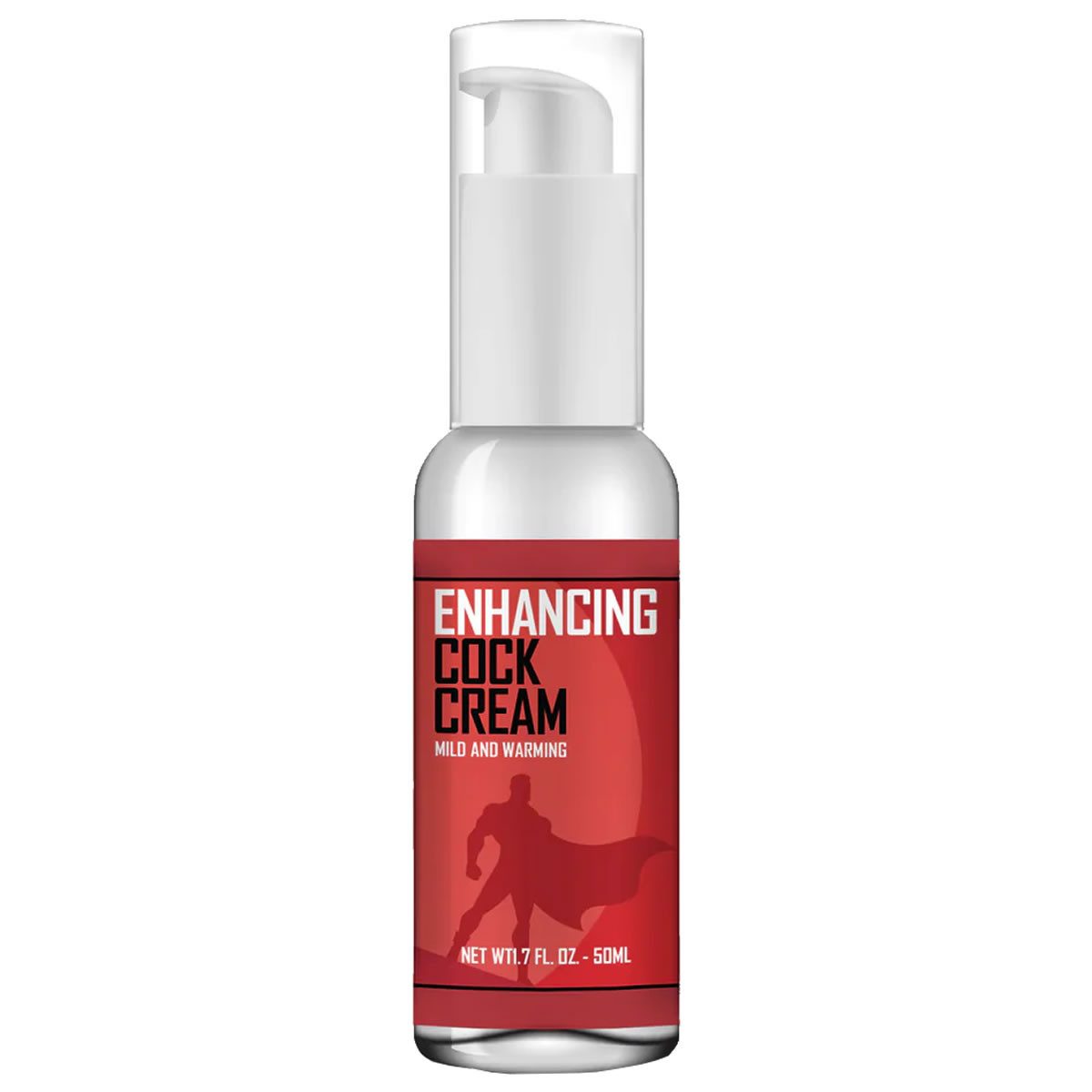 PharmQuests Stimulationsgel Enhancing Cock Cream, Tube mit 50ml, 1-tlg., wärmende Creme für den Penis - für Veganer geeignet