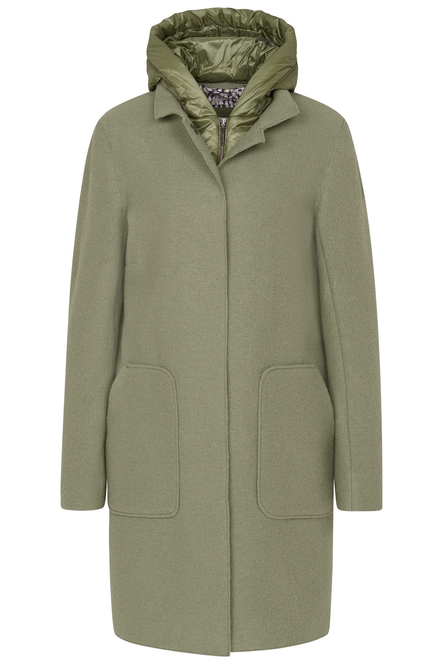 bugatti Kurzmantel mit Materialmix