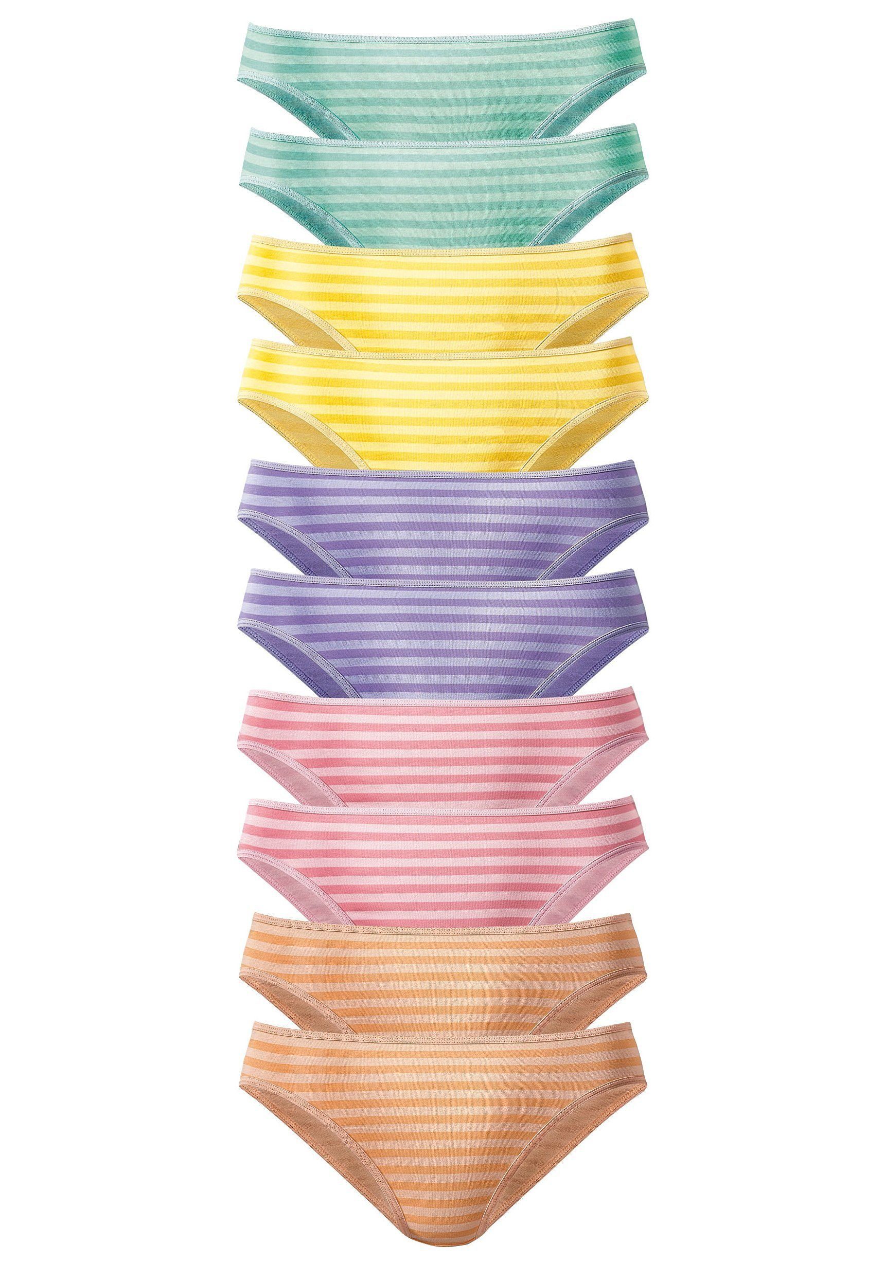 Vivance Bikinislip (Packung, 10-St) schöner Basicartikel günstig online kaufen