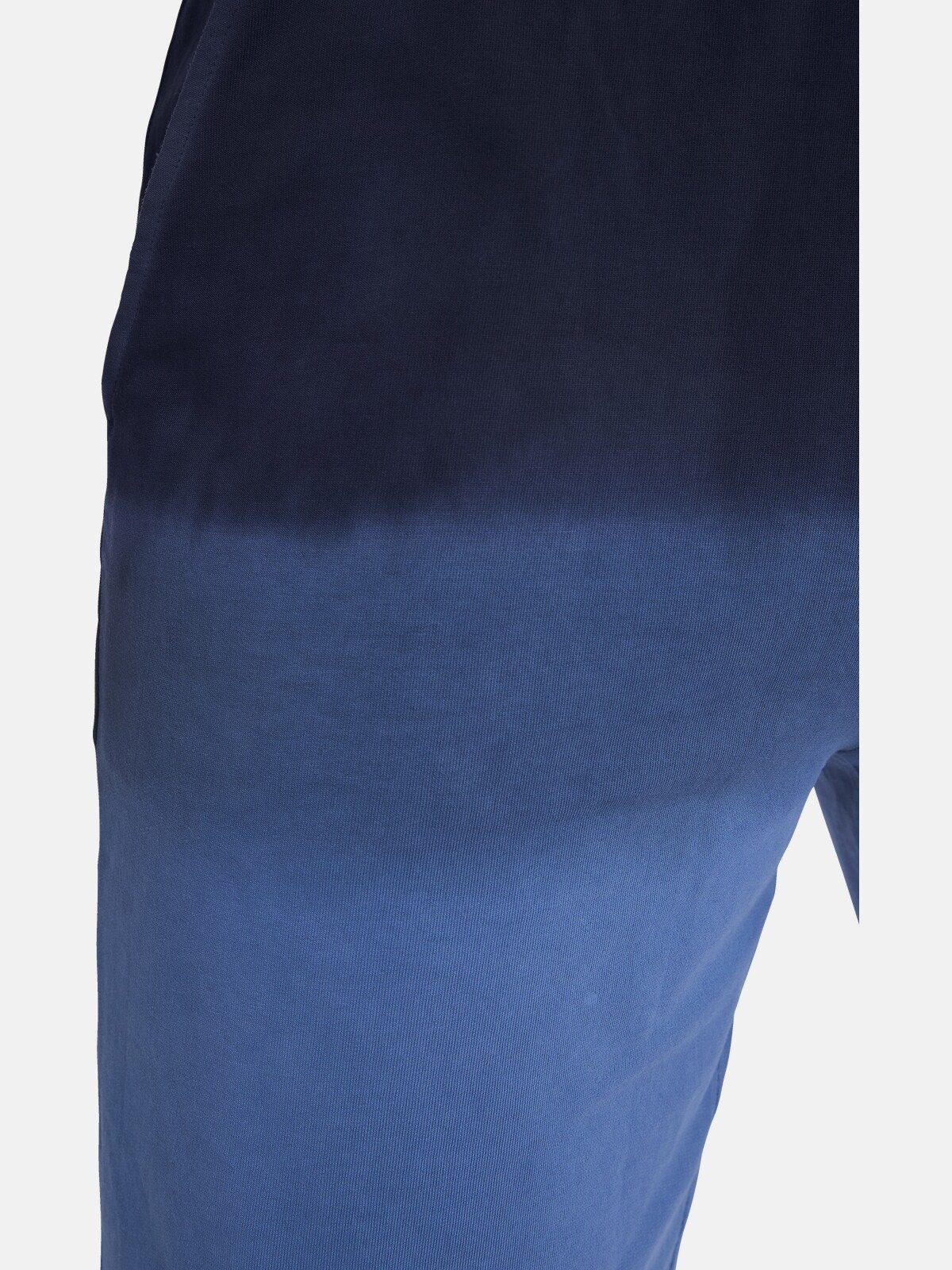 Jan Vanderstorm Jogginghose PANU Dip-dye-Färbung dunkelblau spezielle