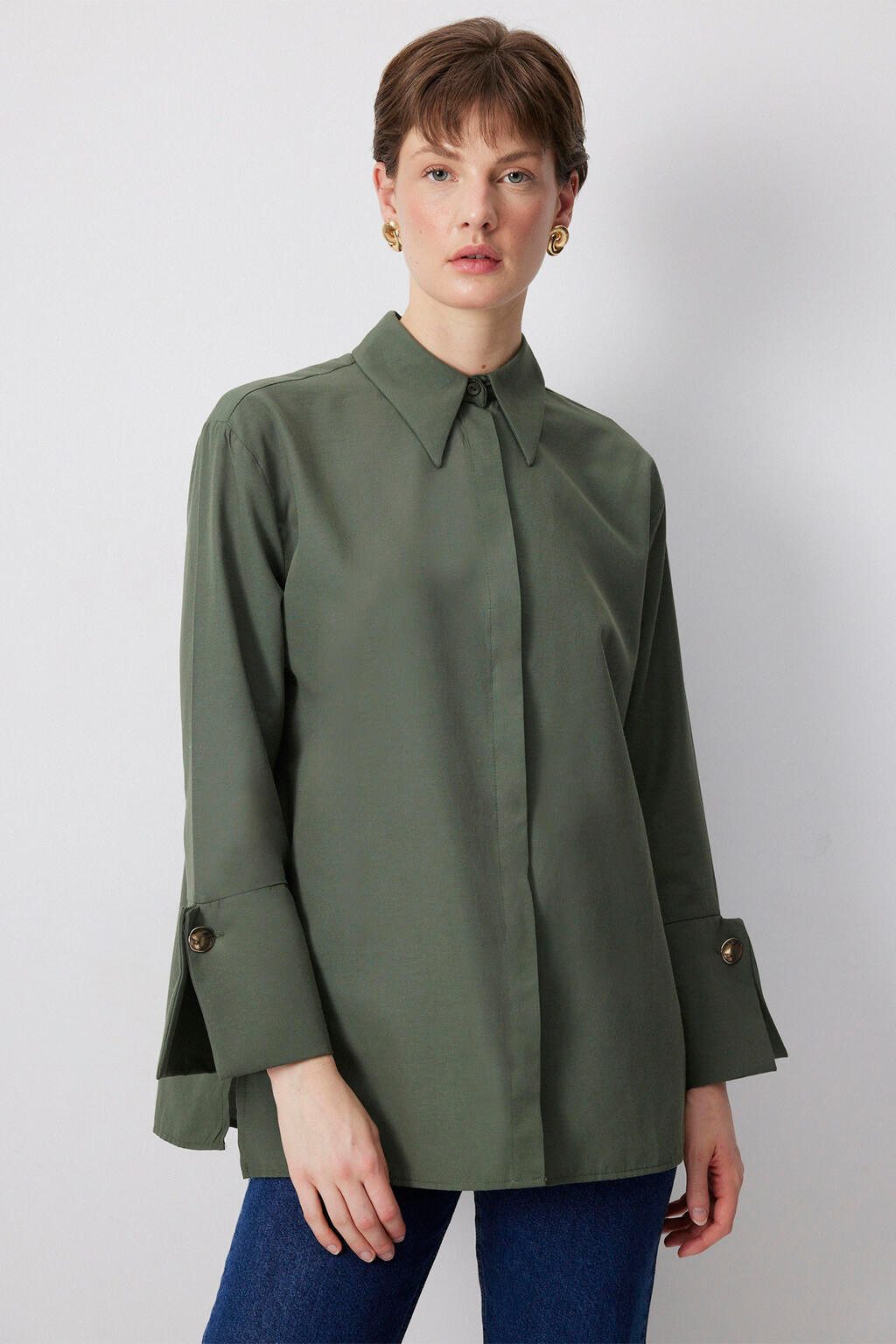 touche prive Hemdbluse Poplin Shirt mit günstig online kaufen