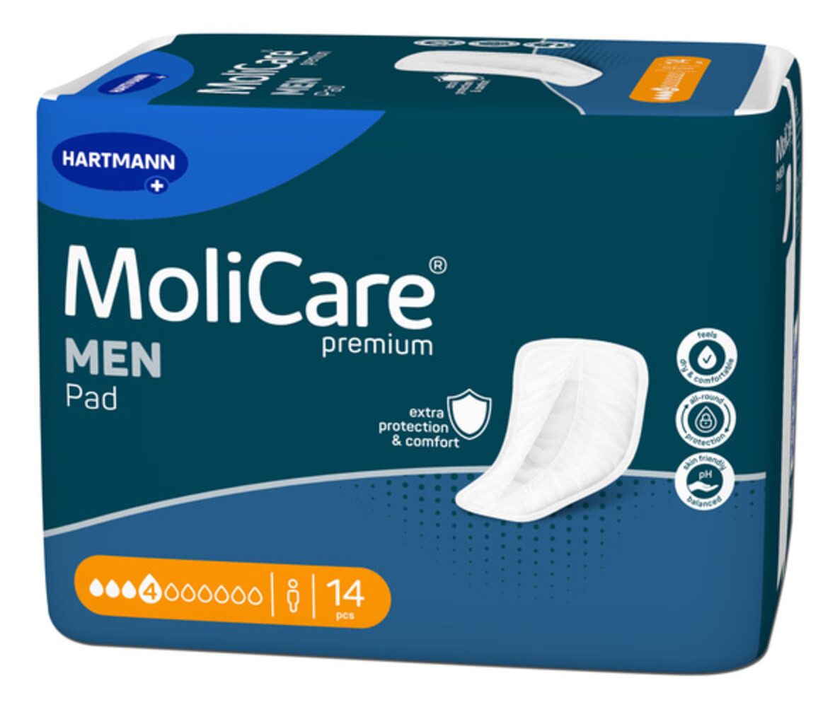 Molicare Inkontinenz-Einlage MoliCare Premium Men Pad 4 Tropfen 6 x 14 Stück