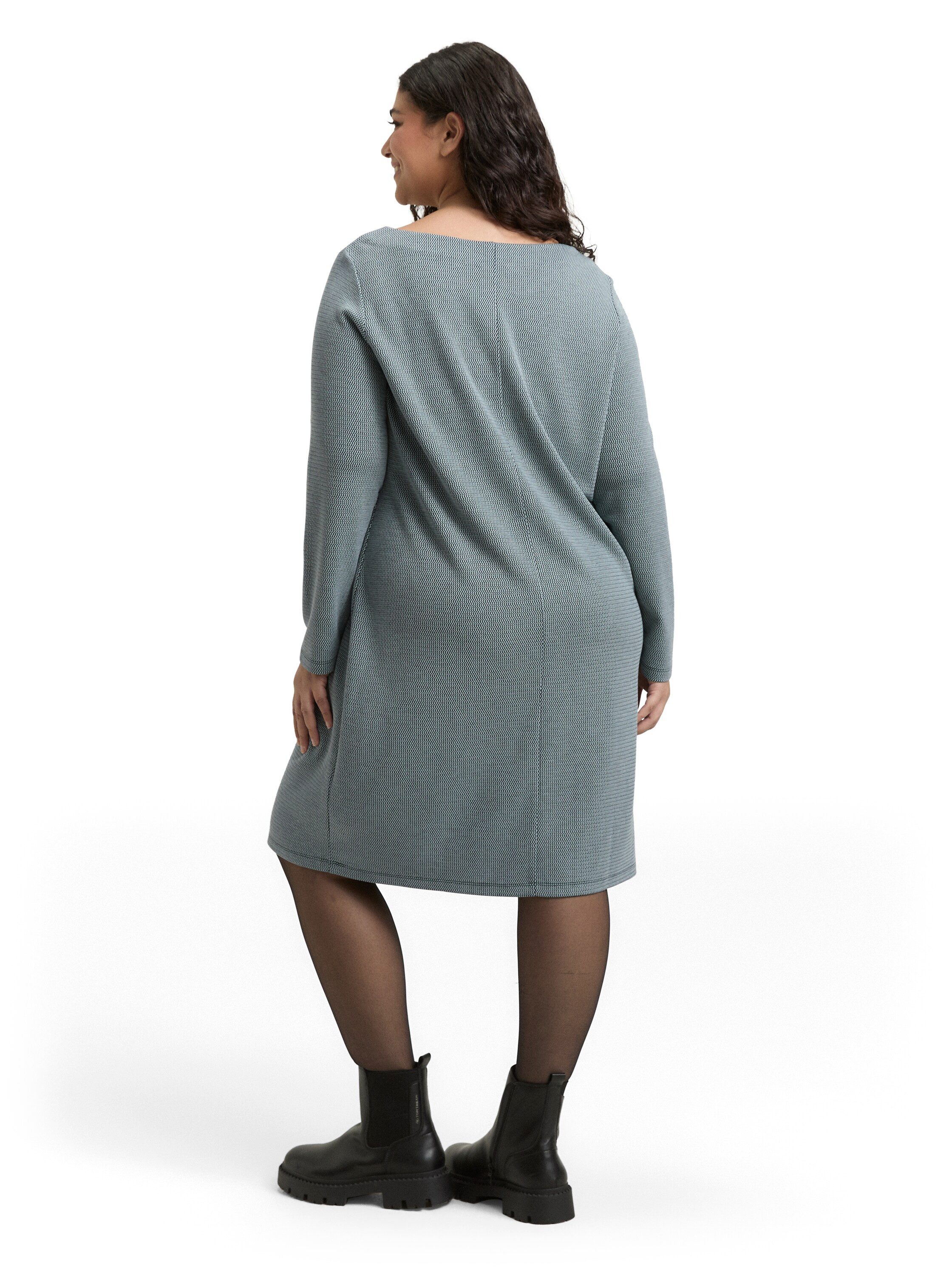 TOM TAILOR PLUS Minikleid mit Jacquard Struktur günstig online kaufen