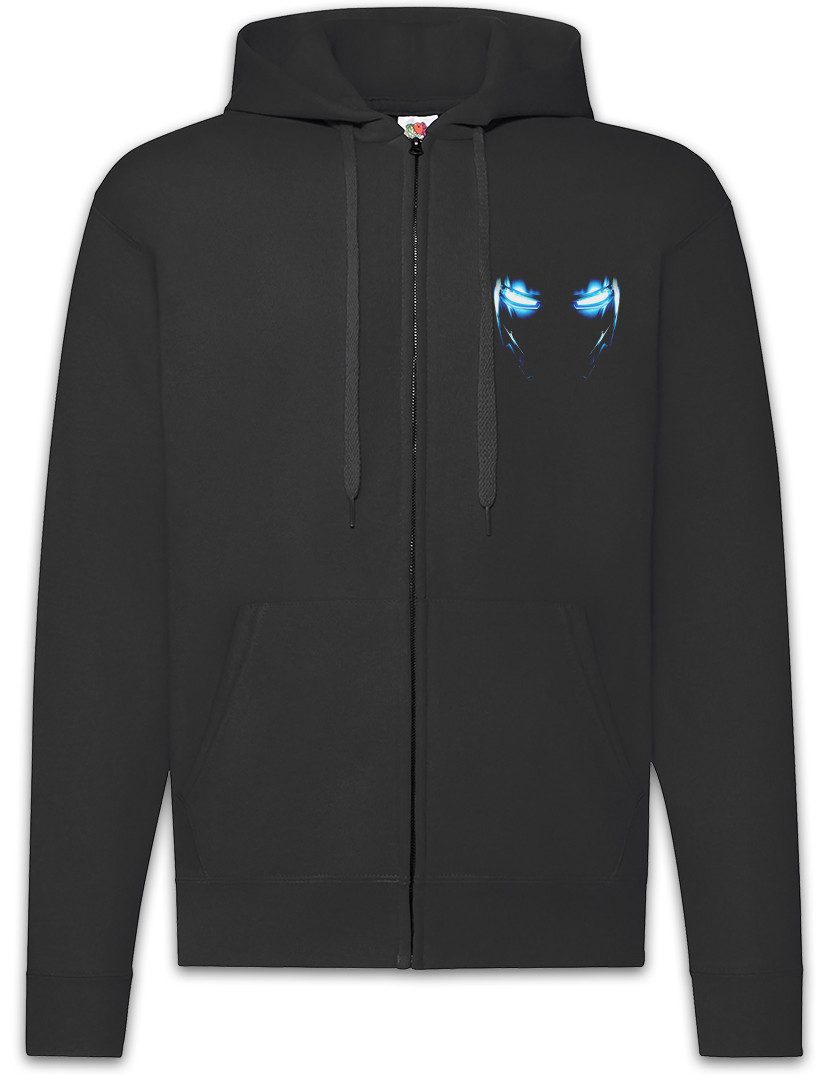 Sweatjacke Mark II Armor Eyes Zipper Hoodie Tony Stark Iron Arc Reactor Sign Man