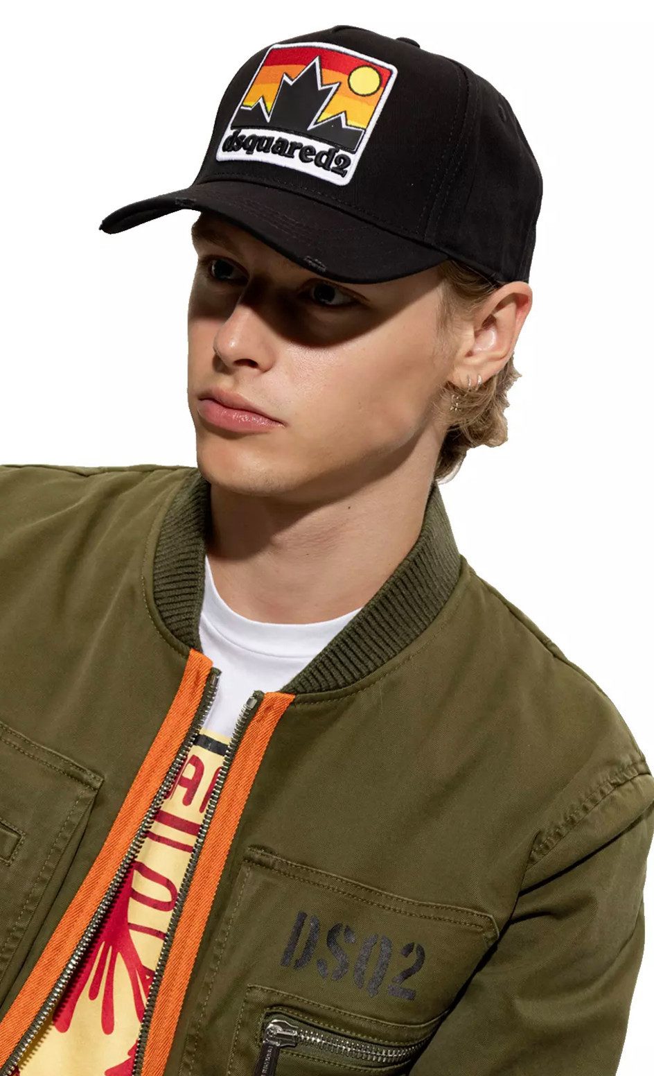 Baseball Cap Baseballkappe Sunset Leaf Icon Kappe