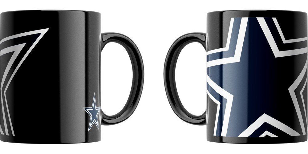FanMug Tasse Dallas Cowboys – Offiziell Lizensierte BPA-freie Tasse Mit 400 Ml Fassungsvermögen