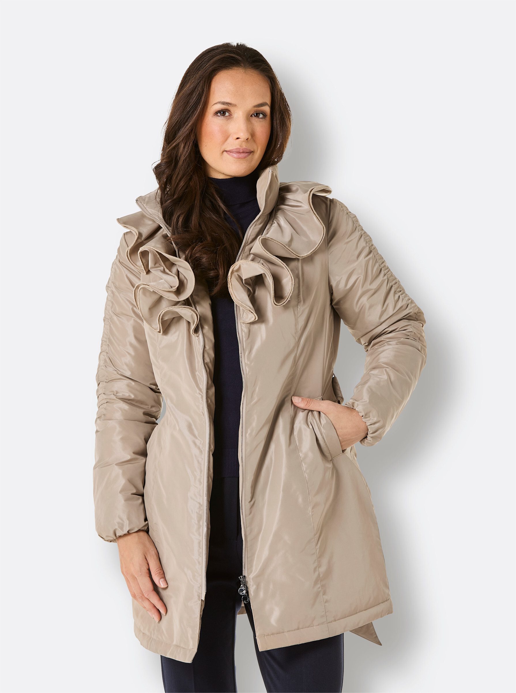 creation L Allwetterjacke Daunen-Jacke Langarm