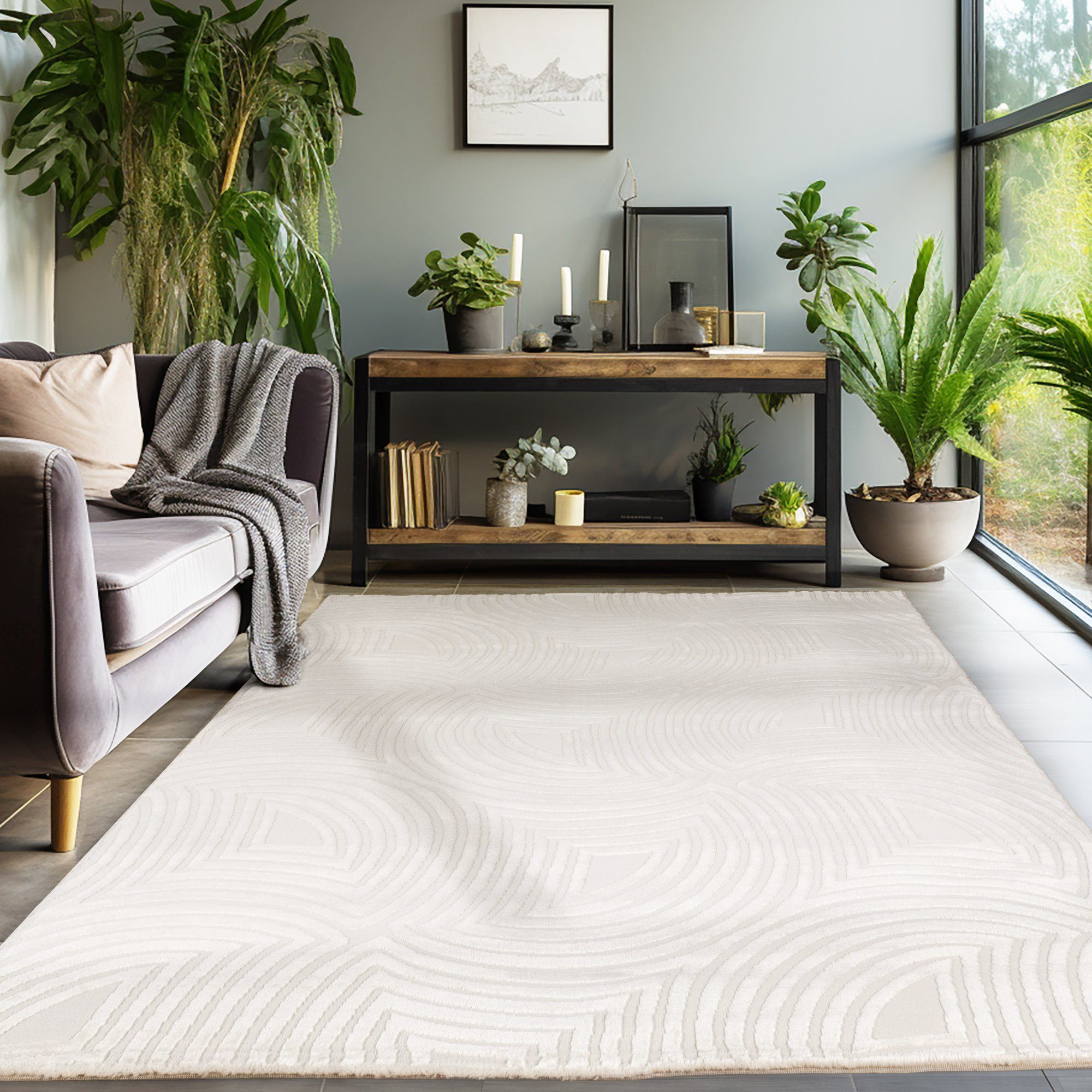 SIMPEX24 Designteppich Skandinavisches Boho Design, Läufer, günstig online kaufen