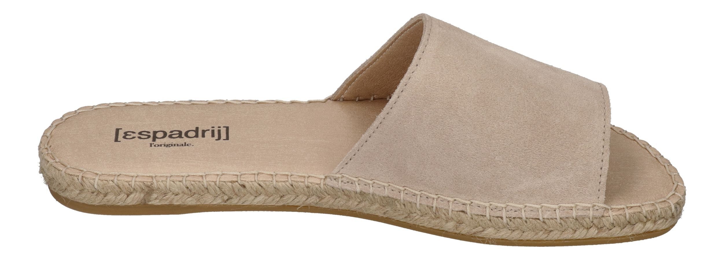 espadrij l´originale PLAGE VELOUR Pantolette Beige