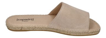 espadrij l´originale PLAGE VELOUR Keilpantolette Beige