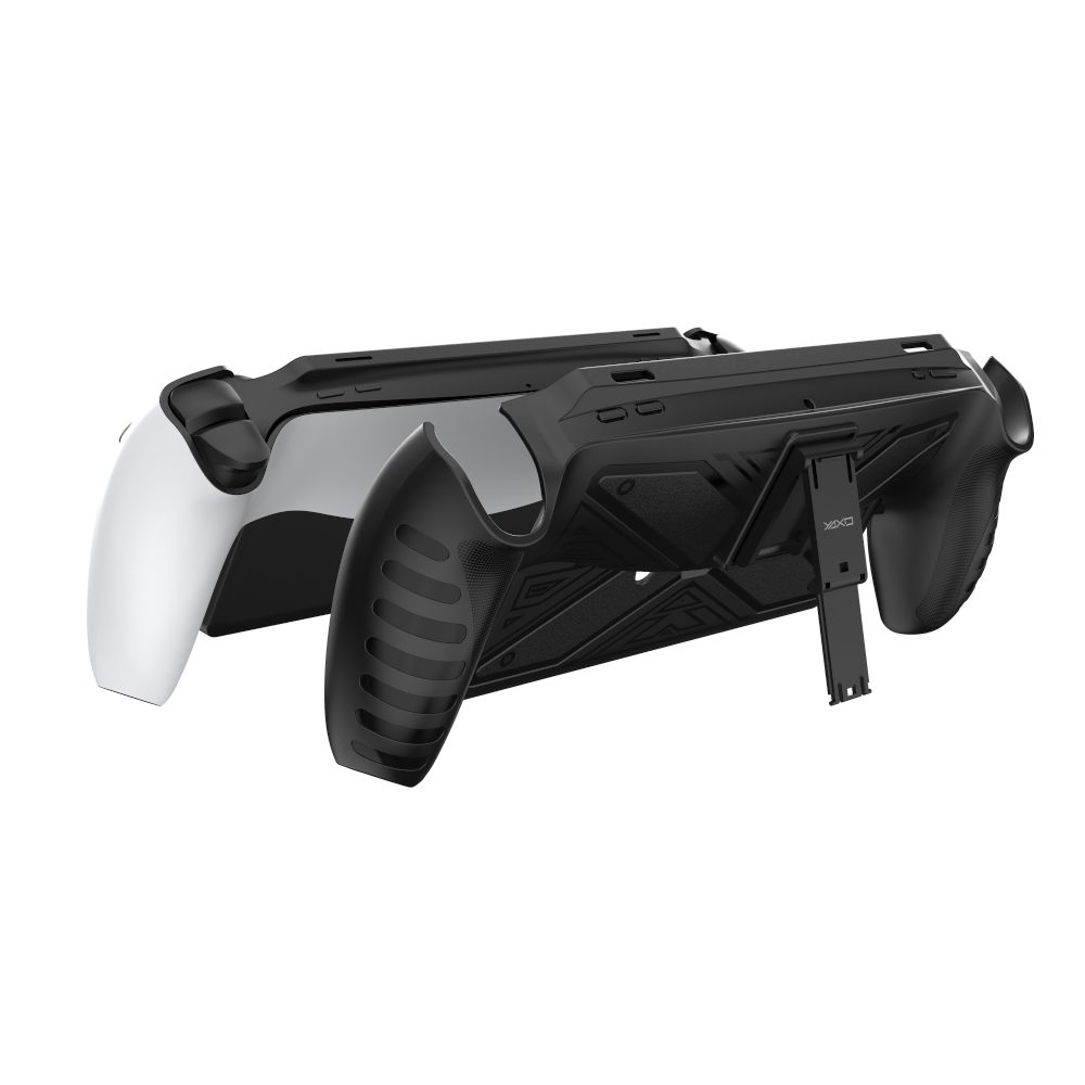 YAXO Konsolen-Cover Hülle für PlayStation Portal Case stoßfest kratzfest passgenau leicht Tasche Zubehör Fallschutz Anti-Rutsch kompatibel Ladestation ergonomisch, Rundumschutz