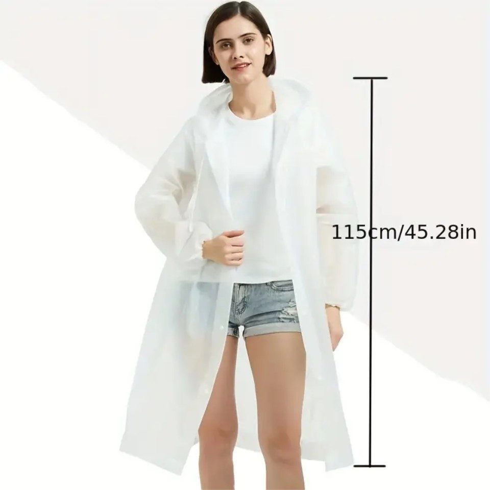 Venicce Love Regenponcho wasserdichter Regenmantel mit Kapuze für Damen, Herren, Jugendliche Wasserabweisend, Wetterfest, Langlebig