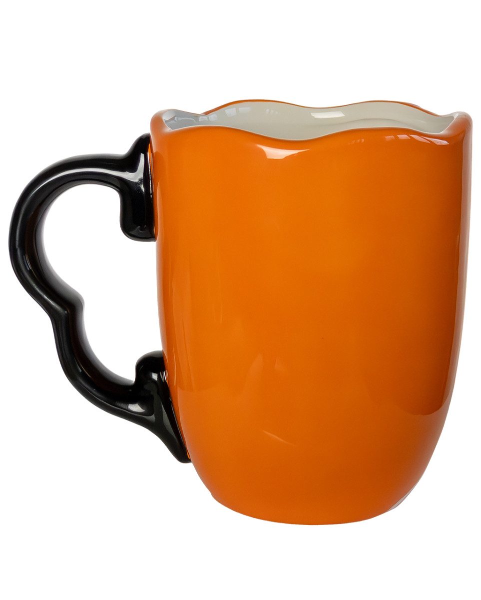 Horror-Shop Tasse Große Halloween Tasse mit schwarzer Spinne & Spinn, Keramik