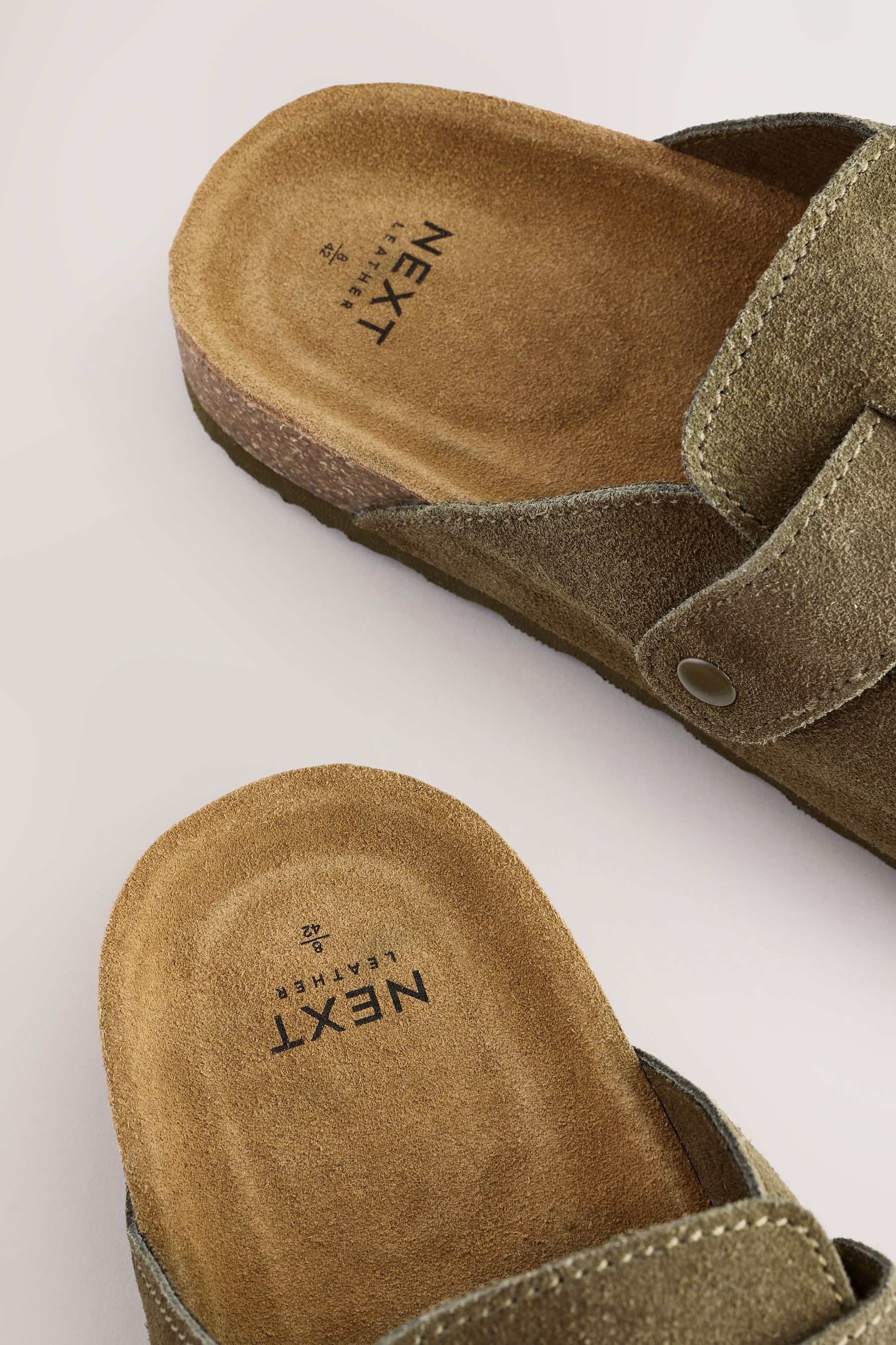 Next Veloursleder-Pantoletten Pantolette (1-tlg) günstig online kaufen