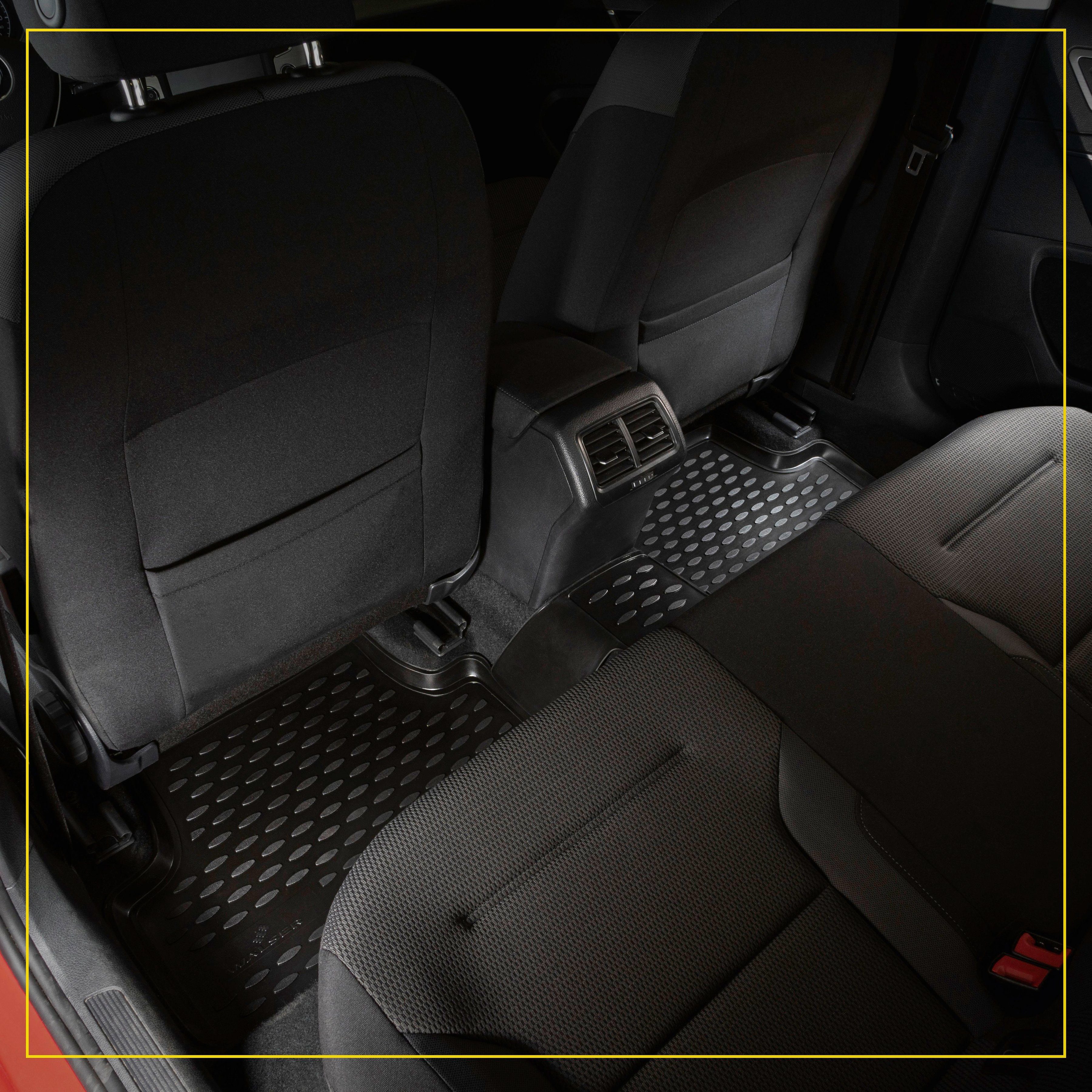 09/2018, Fahrersitz (4 - Audi ohne A6 11/2010 unter St), Fach Passform-Fußmatten Limousine für WALSER