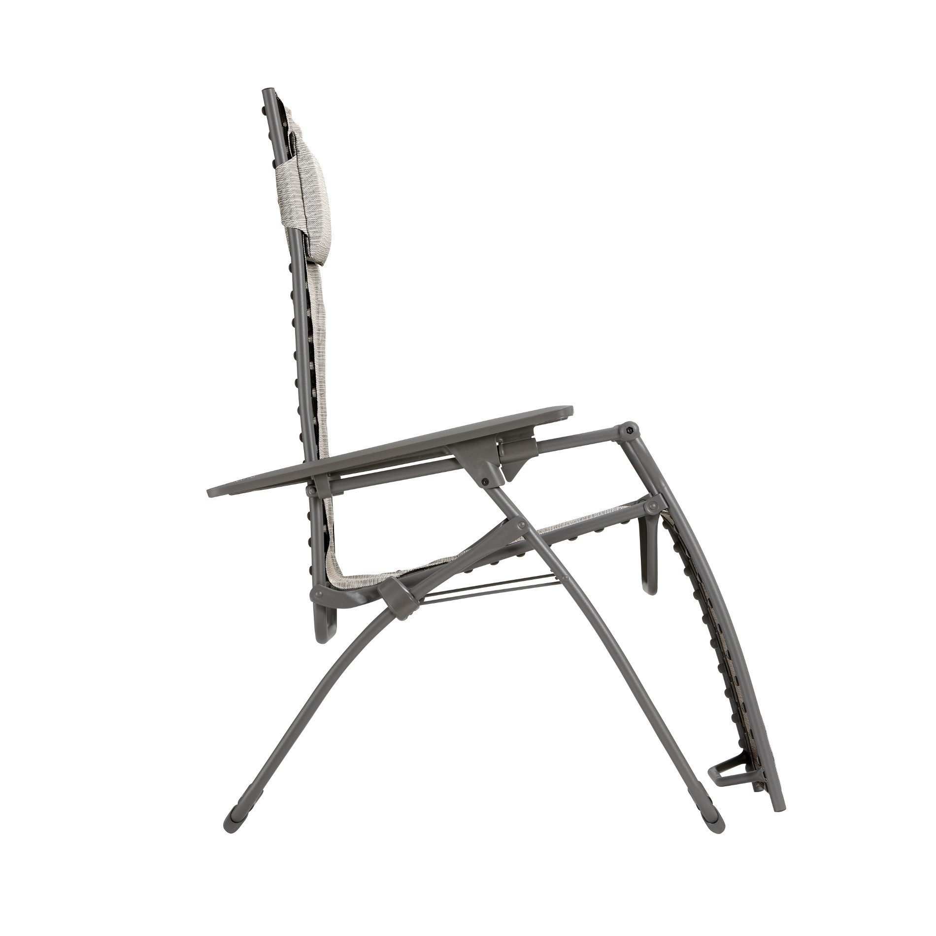 Lafuma Mobilier Gartenstuhl Evolution (Multipositions-Relaxsessel, Liegestuhl, Gartenliege), Zero-Gravity-Relaxliege, patentiertes Clip-System, ergonomisch