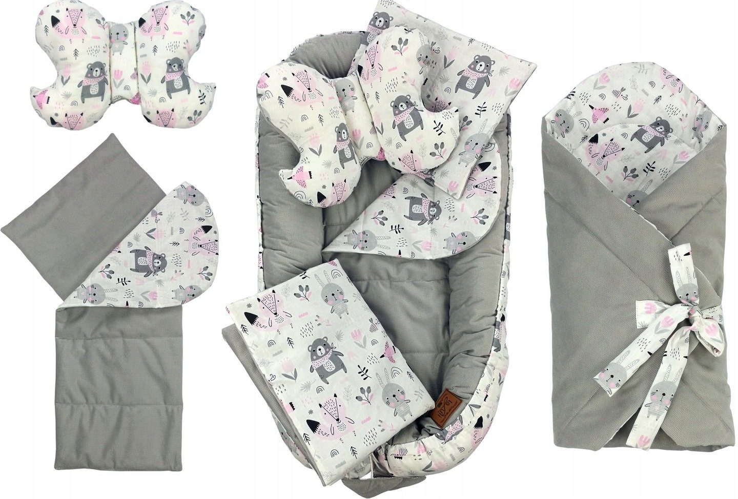 Pamek Babybett Babybett Babynestchen 10in1 Babynest Kinderbett Kokon zum schlafen, Made in Europe