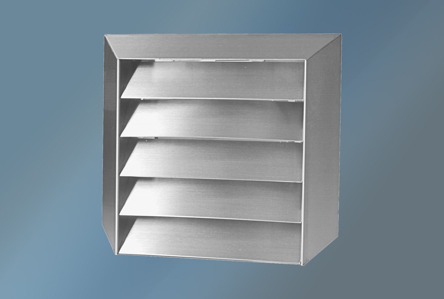 Osculati Lüftungsgitter Edelstahl Poliert – 229 X 76 Mm, Mit Verstellbaren Lamellen & Fliegengitter