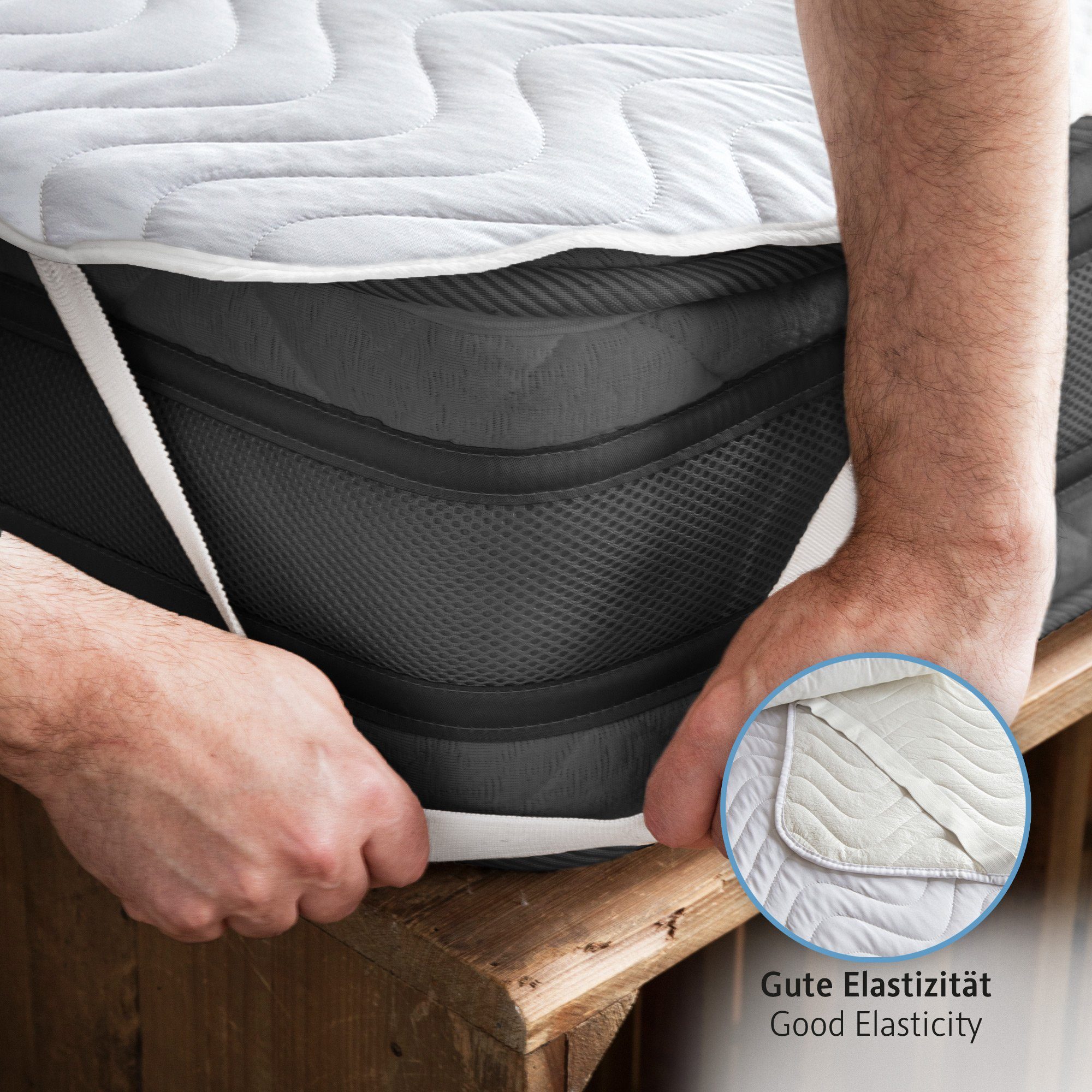 Matratzenschoner 100 g/m², 90x200, 120x200, 140x200, 160x200, 180x200 oder günstig online kaufen