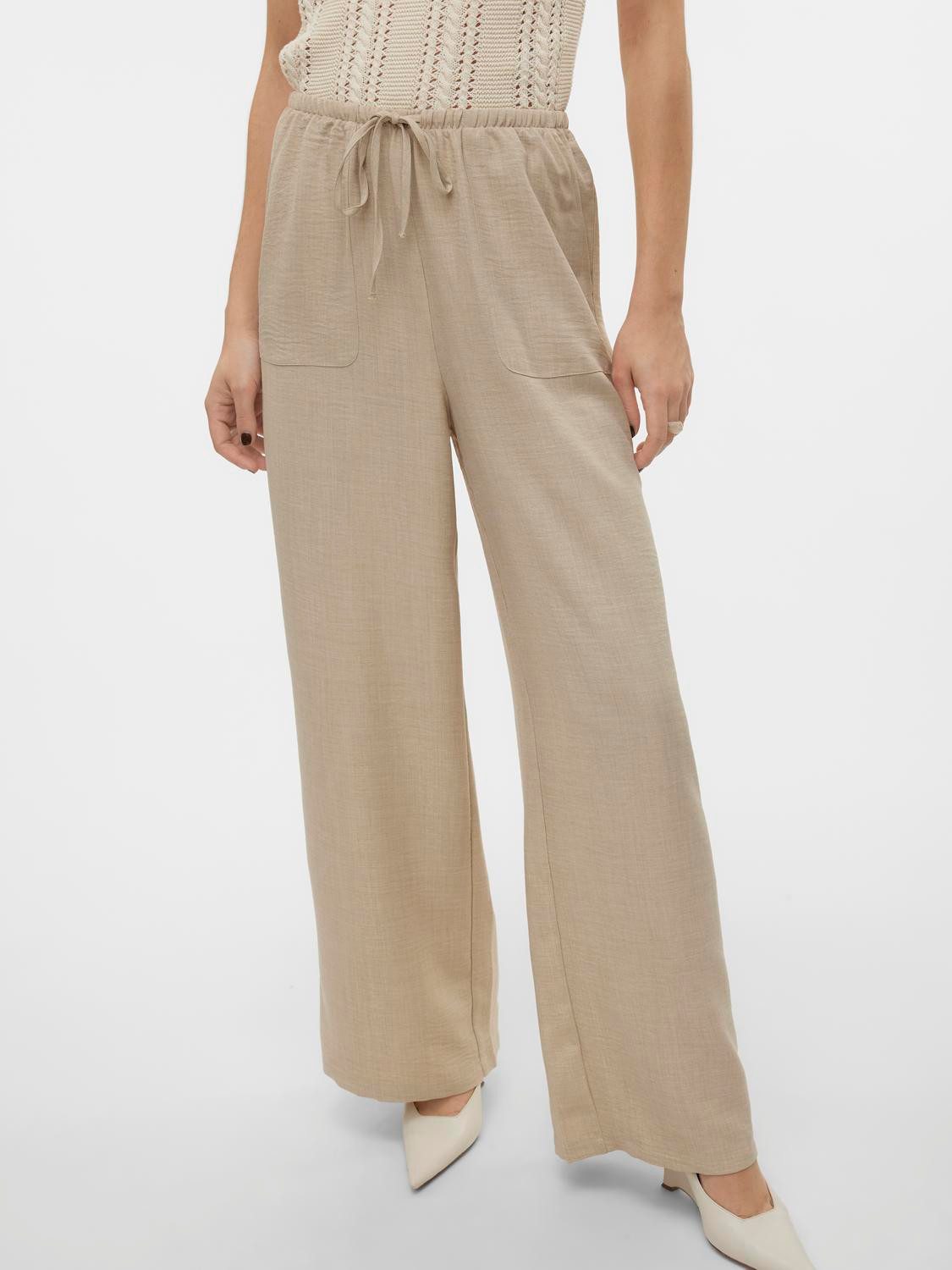 Vero Moda Schlupfhose VMMELANEY HW LOOSE PANT WVN GA NOOS Sommerhose günstig online kaufen