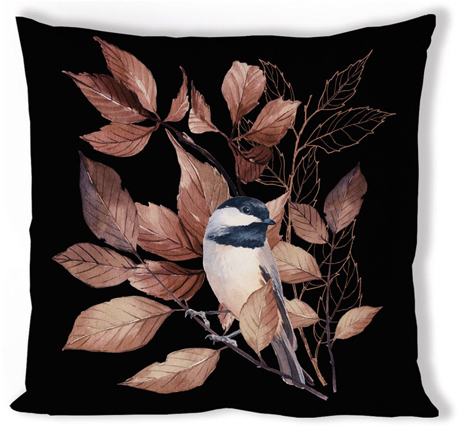 Ambiente® Декоративные подушки Lovely chickadee, Декоративные подушки Подушкиbezüge ohne Füllung Baumwolle 40x40 cm