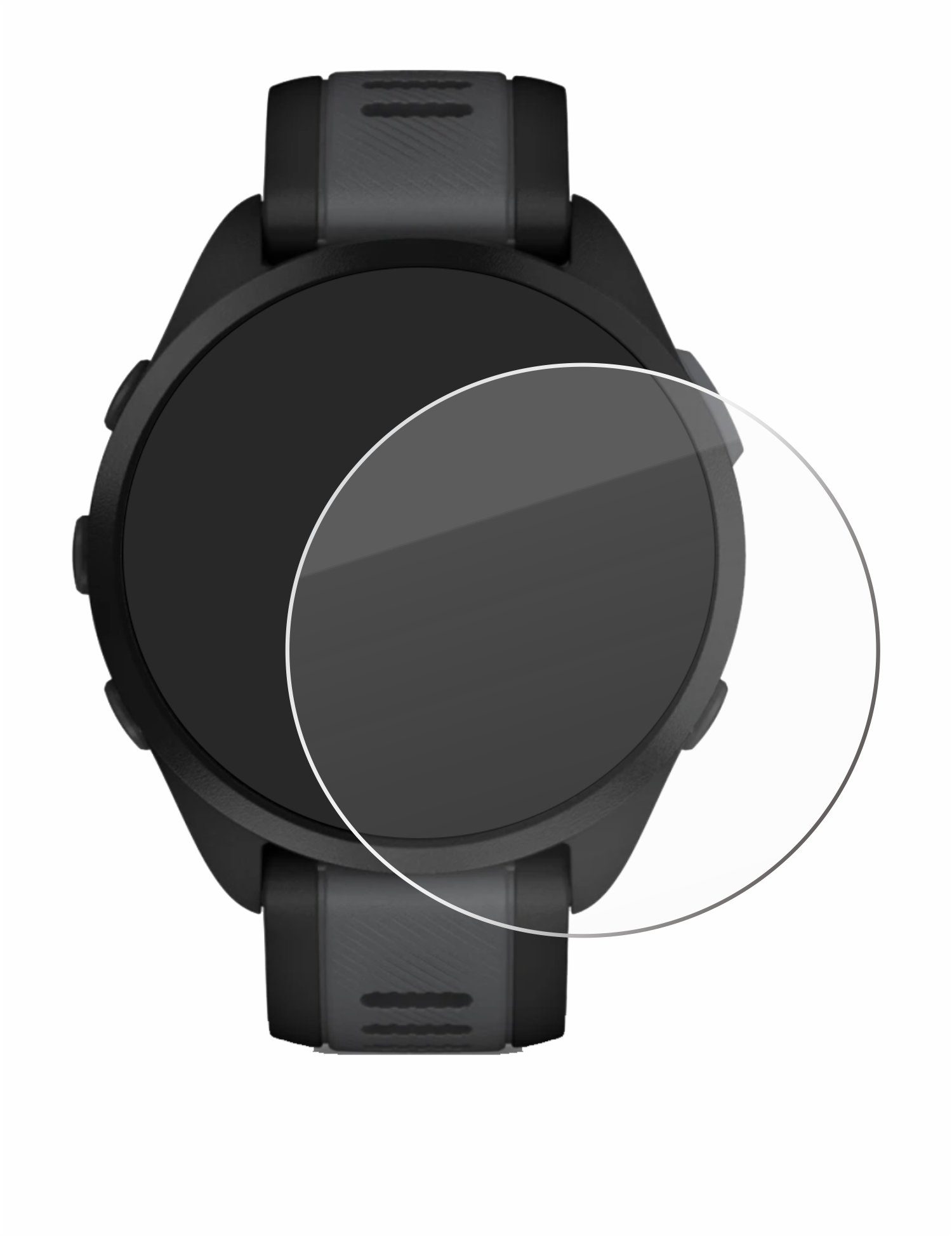 Savvies Displayschutzglas Schutzglas für Garmin Forerunner 165, Displayschutz 9H Glas Klar Transparent – Bild 2 von 5